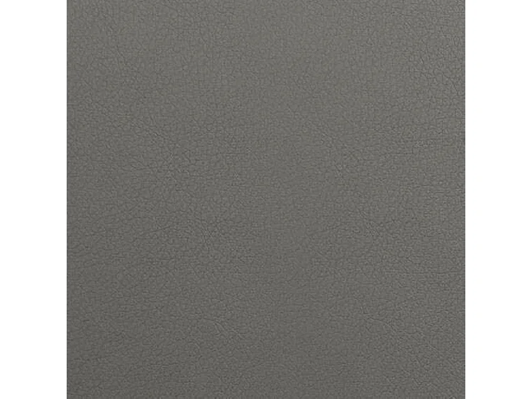 Lit continental Baltimore 134, Double, Continental, Gris, 200x200, Faux cuir, 204x208cm