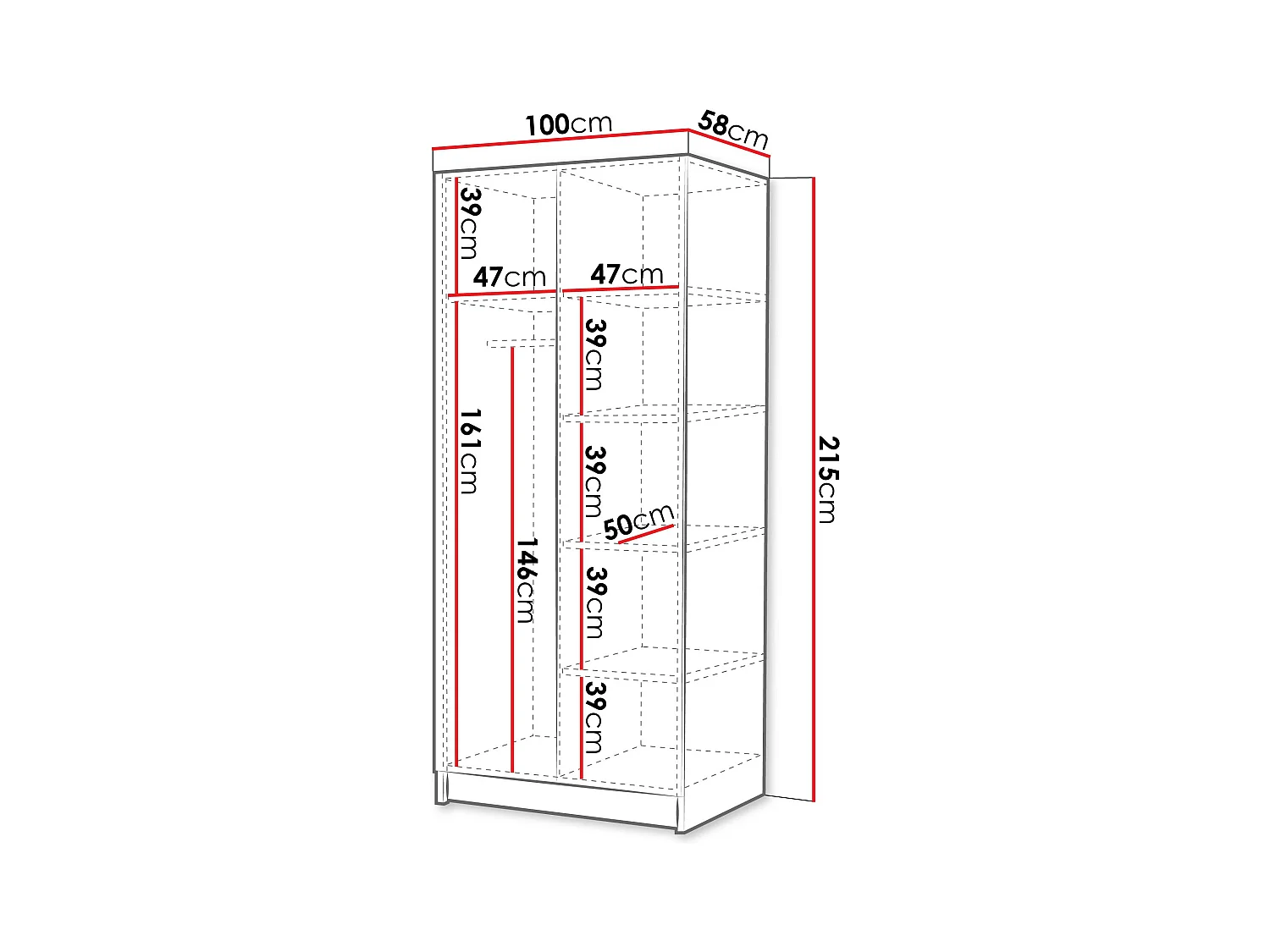 Roupeiro Closico 195, 22x10x6cm