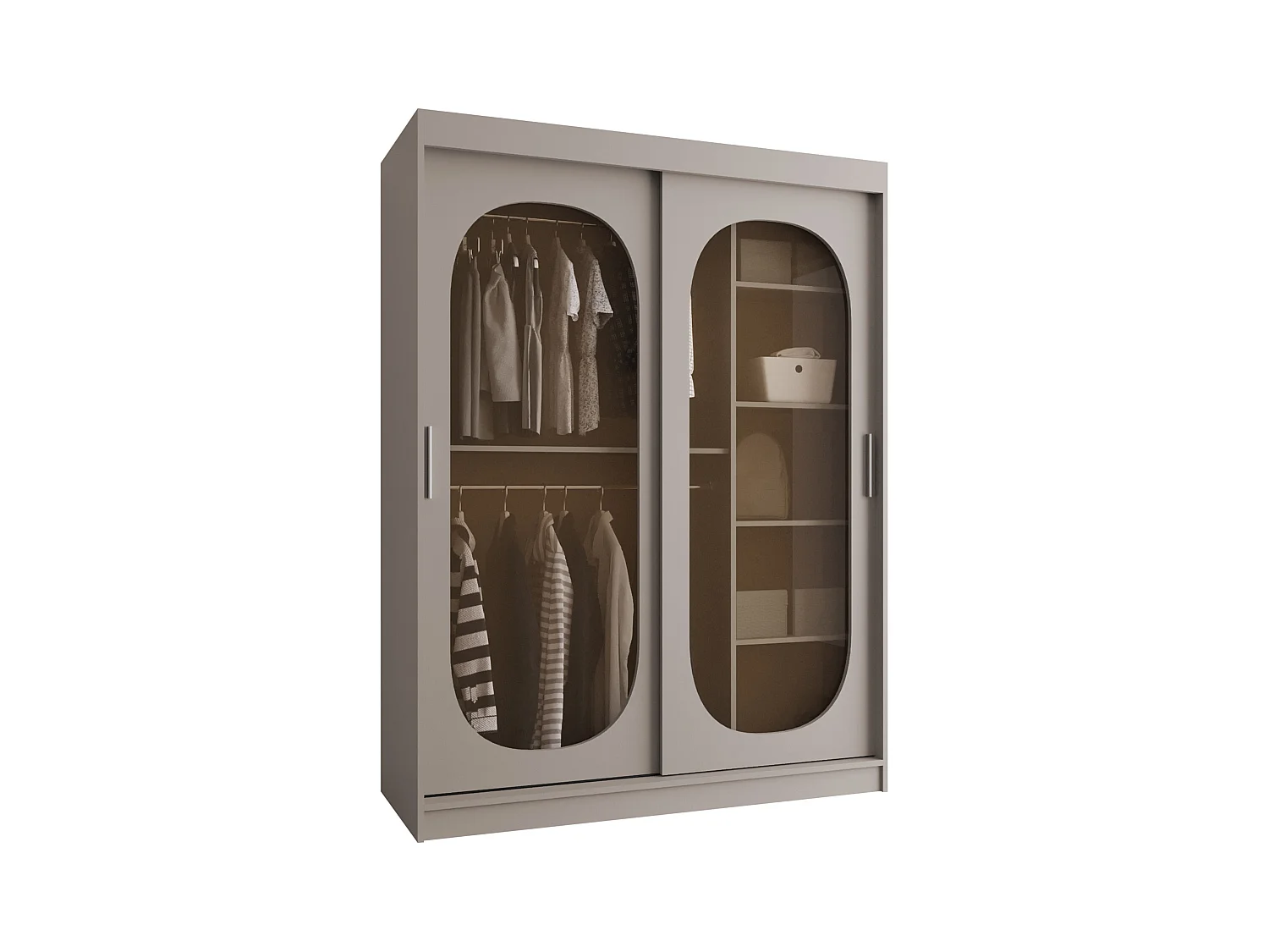 Roupeiro Hartford 519, Número de prateleiras: 5, 20x15x6cm