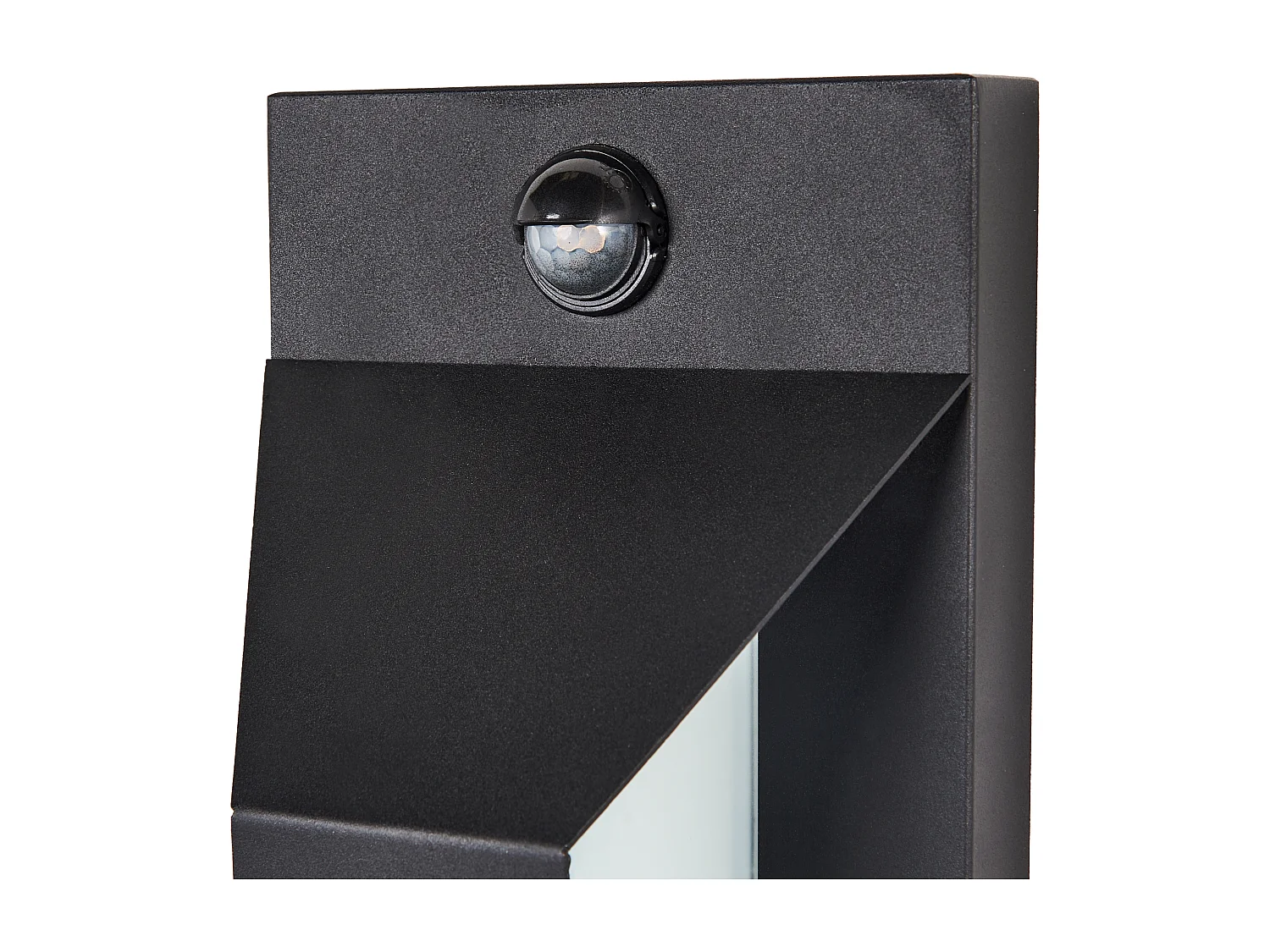 Iluminação LED de parede para exterior MAWZA Com sensor de movimento Preto