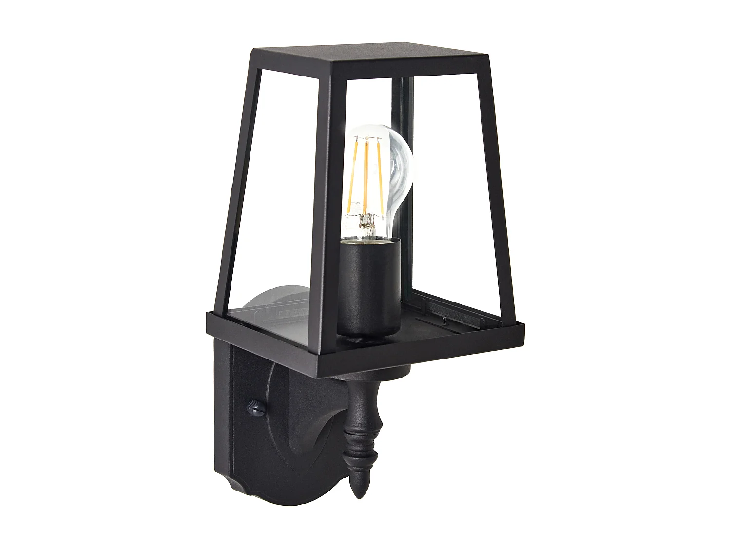 Lámpara de pared para exteriores HEZIR Negro