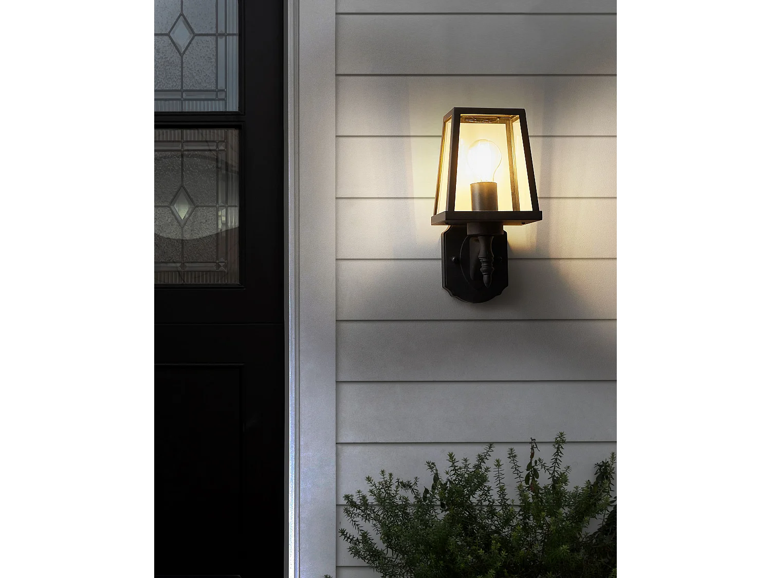 Lampe murale pour l'extérieur HEZIR Noir