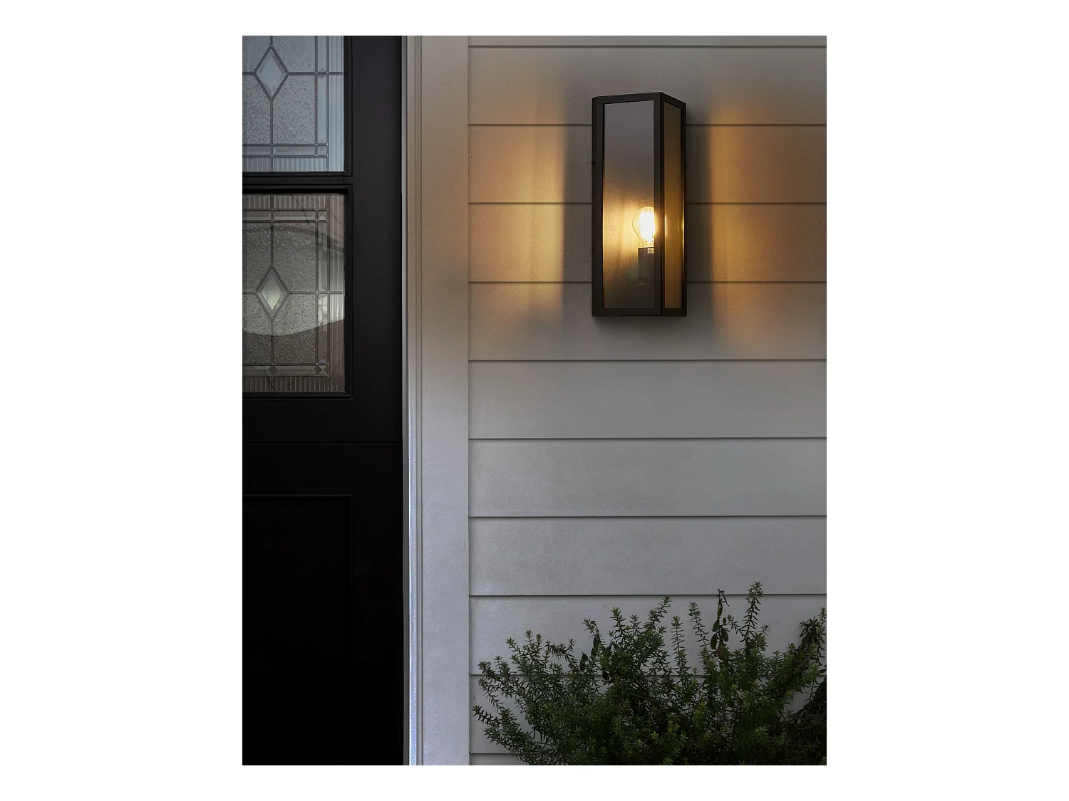 Lámpara de pared para exteriores PACTOLUS Negro