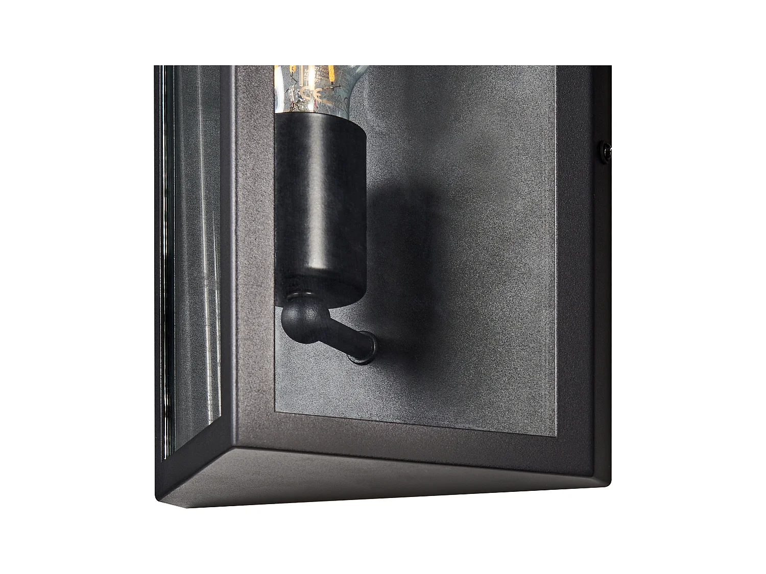 Lámpara de pared para exteriores PACTOLUS Negro