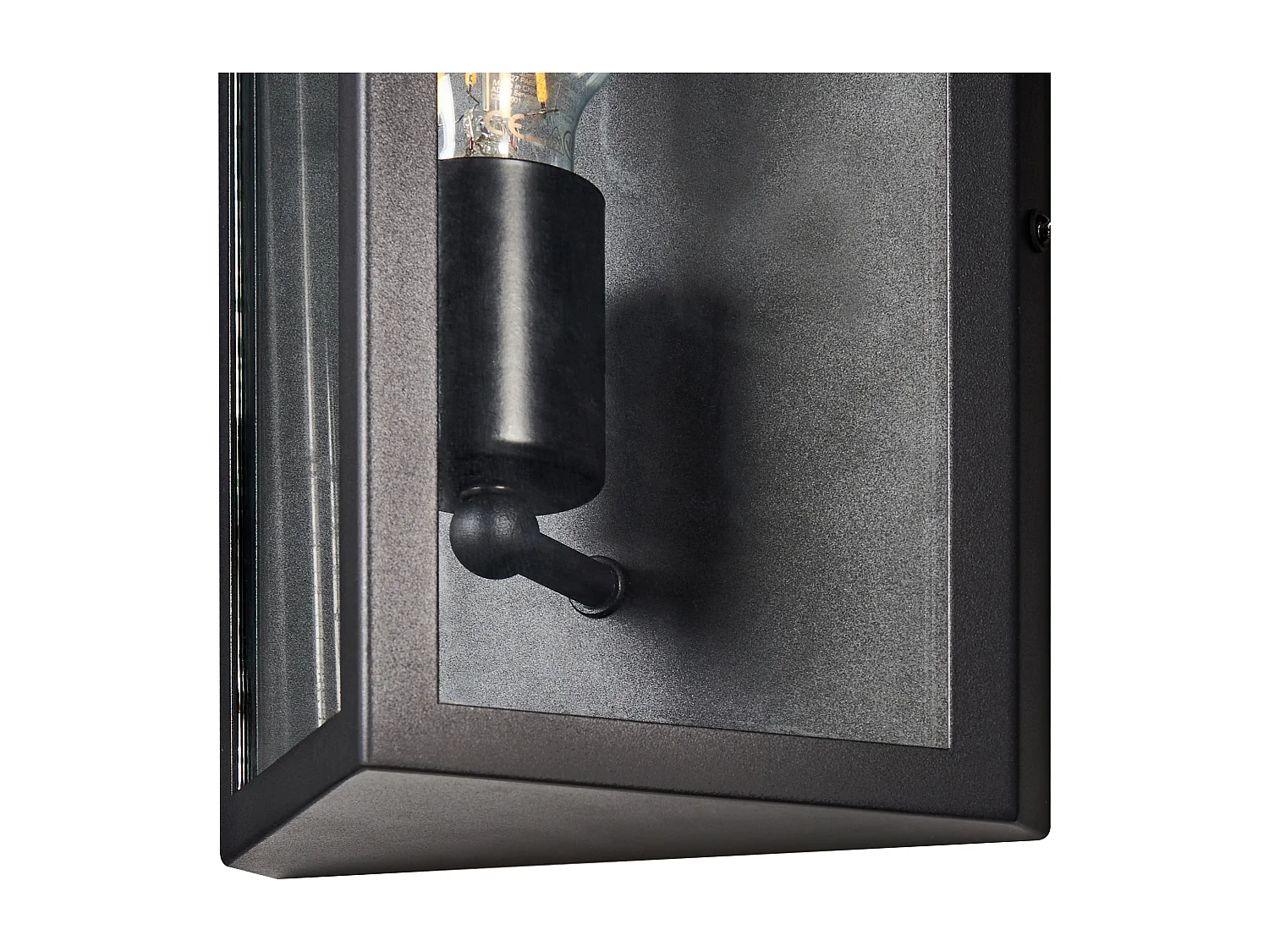 Lámpara de pared para exteriores PACTOLUS Negro