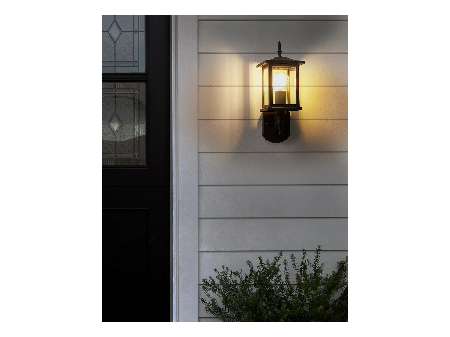 Aussenwandleuchte ANDAM Schwarz