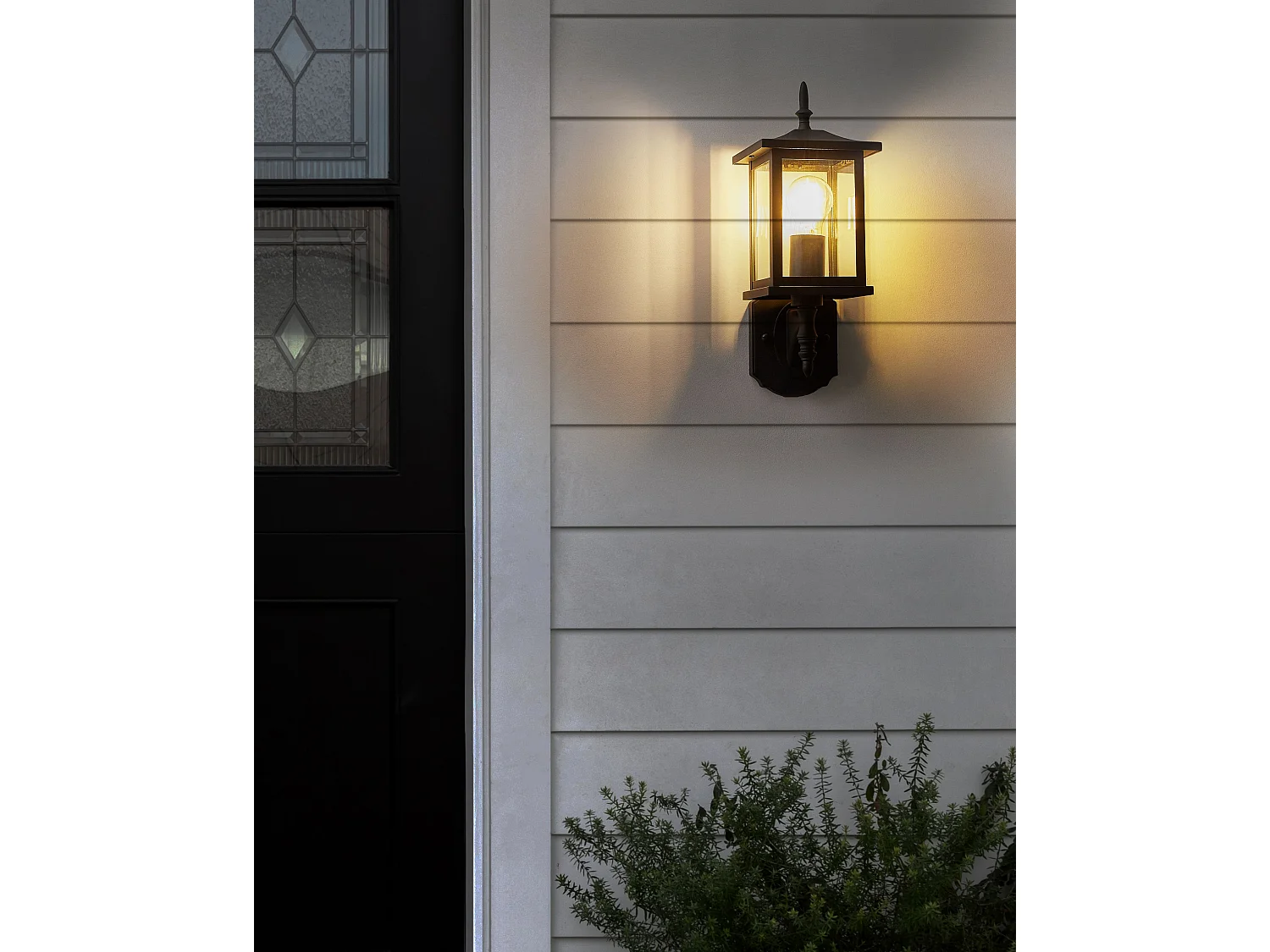 Aussenwandleuchte ANDAM Schwarz