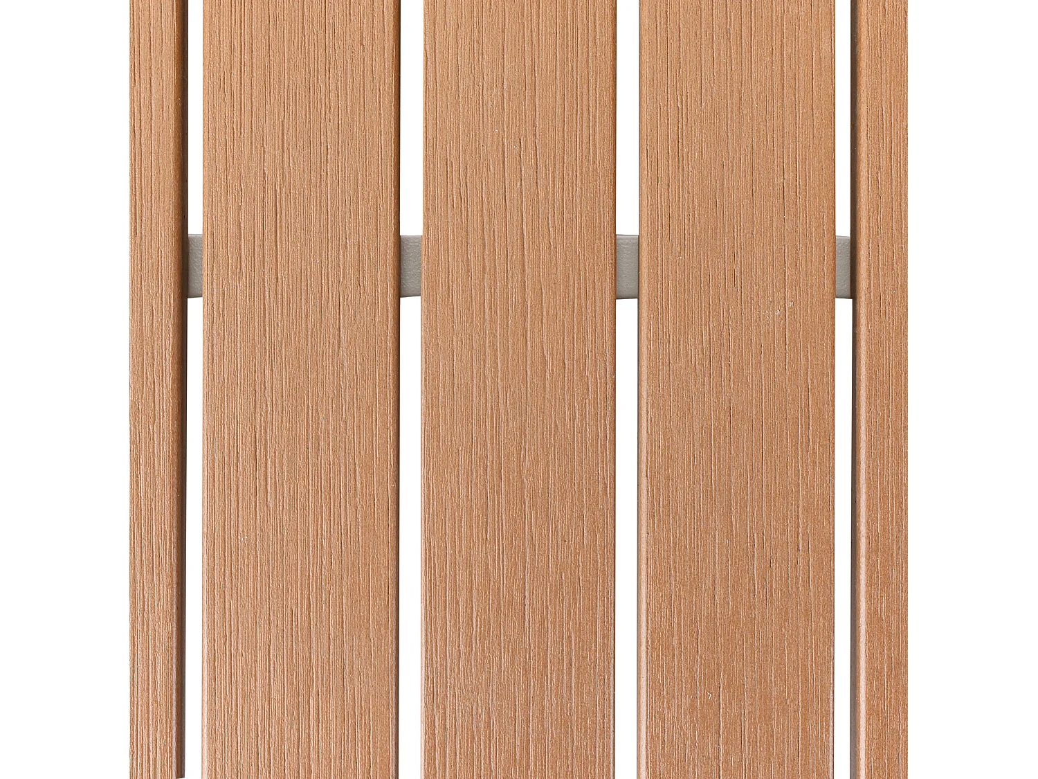 Table de salle à manger de jardin AVETRANA 150 cm 50 cm Marron/blanc