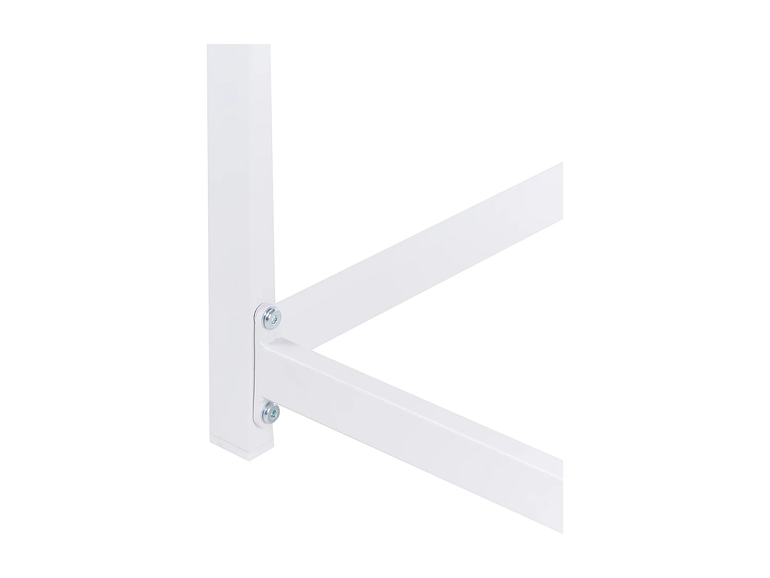 Mesa de refeição de jardim AVETRANA 150 cm 50 cm Castanho/Branco