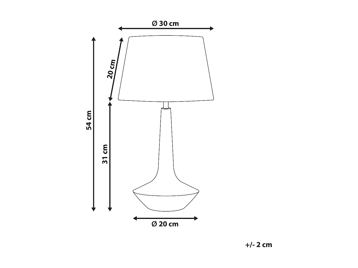 Lampe à poser GODAWARI Bois de manguier Marron foncé