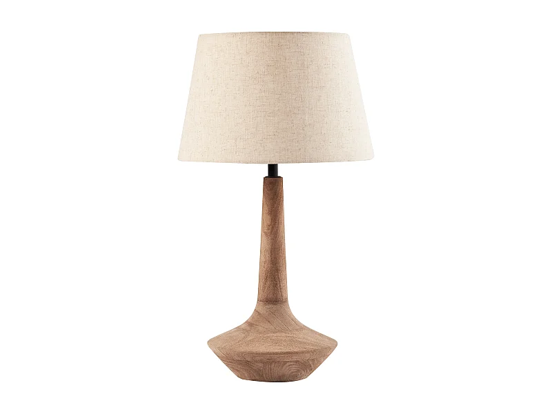 Lampe à poser GODAWARI Bois de manguier Marron foncé
