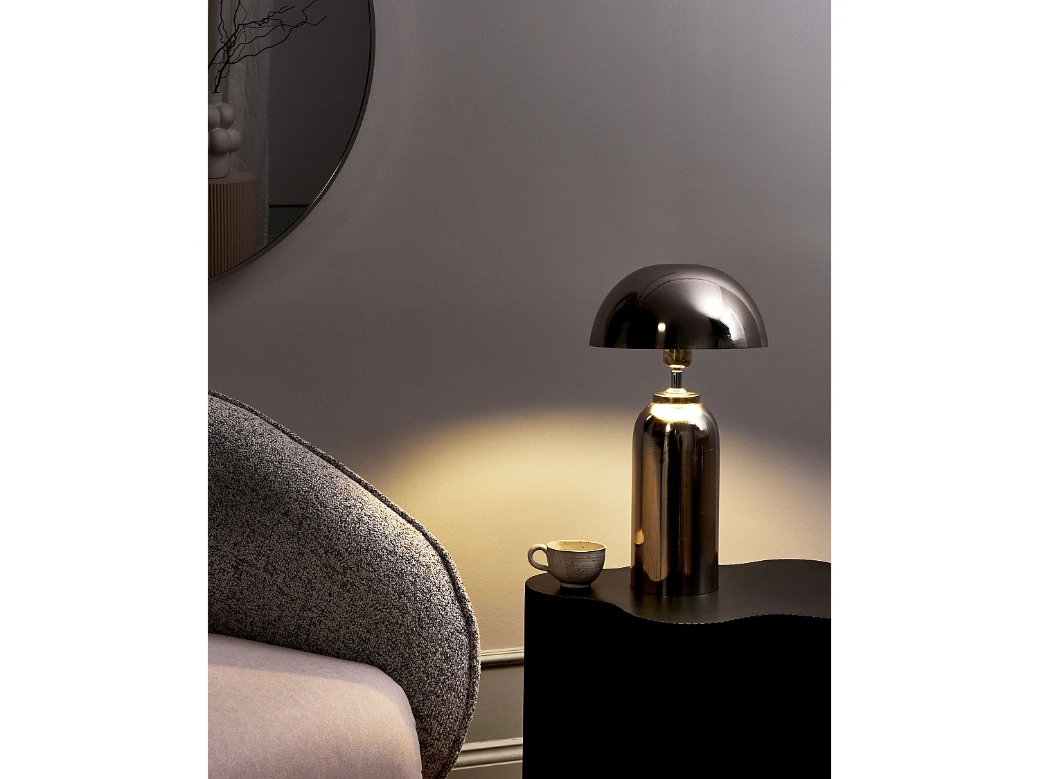 Lampe à poser JALANGI Métal Argenté