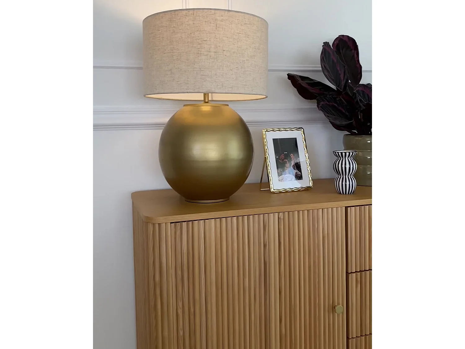 Lampe à poser SOBRAMATI Métal Laiton