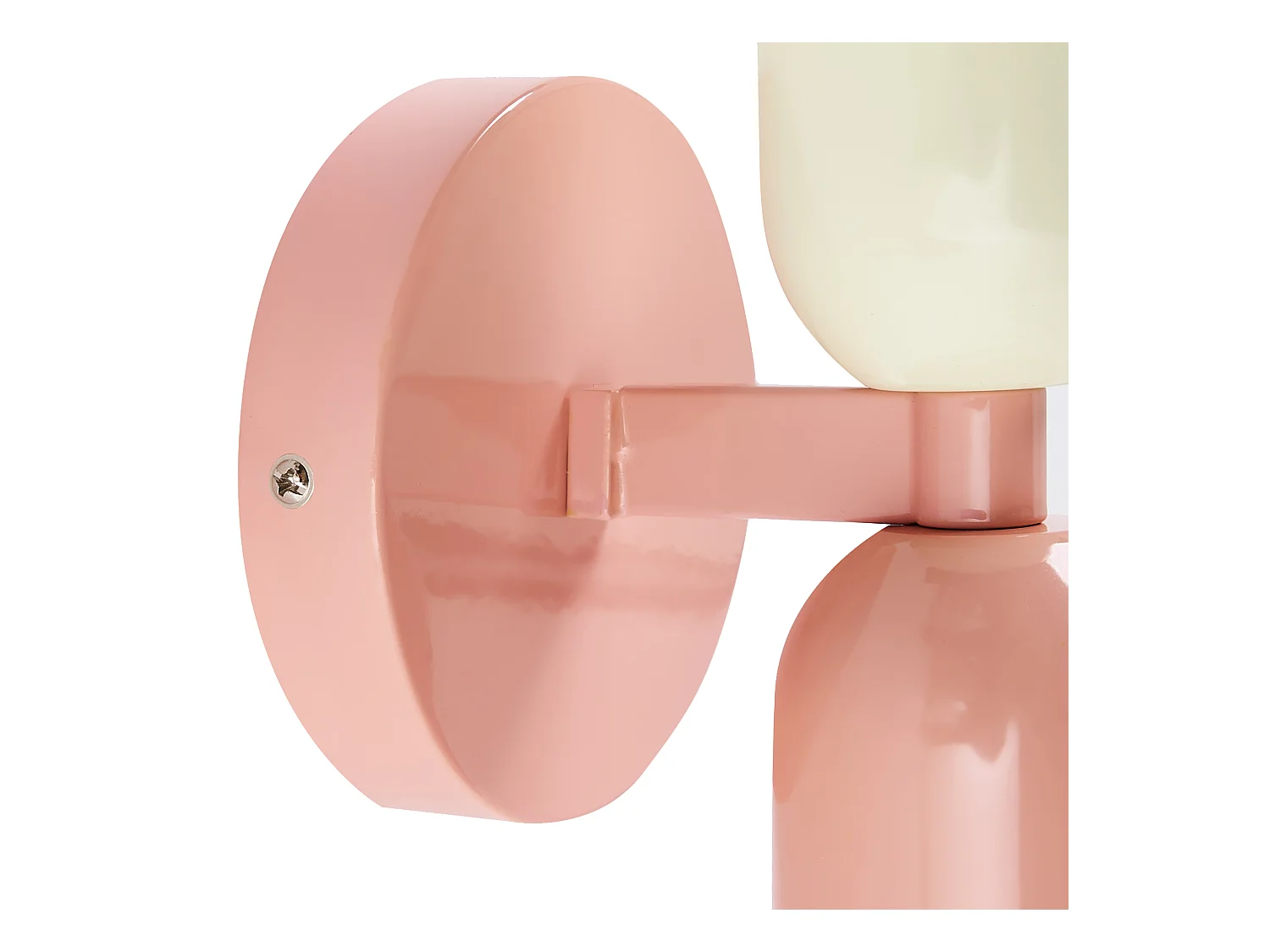 Lot de 2 lampes murales TOPI Métal Rose pastel