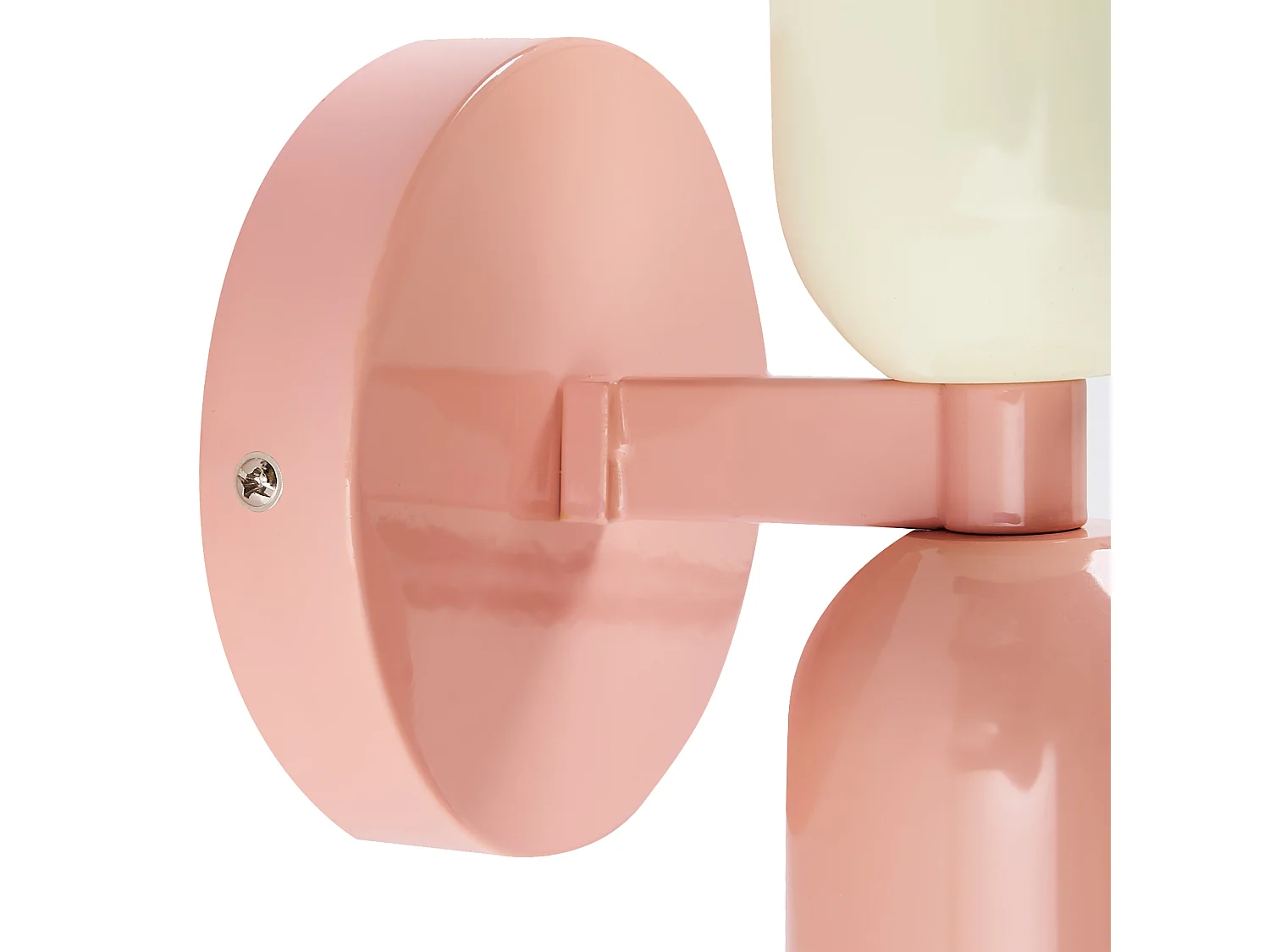 Lot de 2 lampes murales TOPI Métal Rose pastel