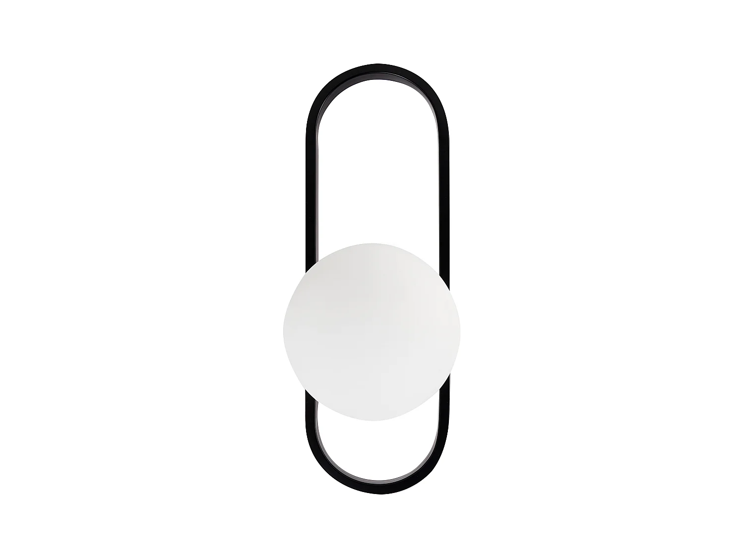 Lámpara de pared VARDI Metal Negro