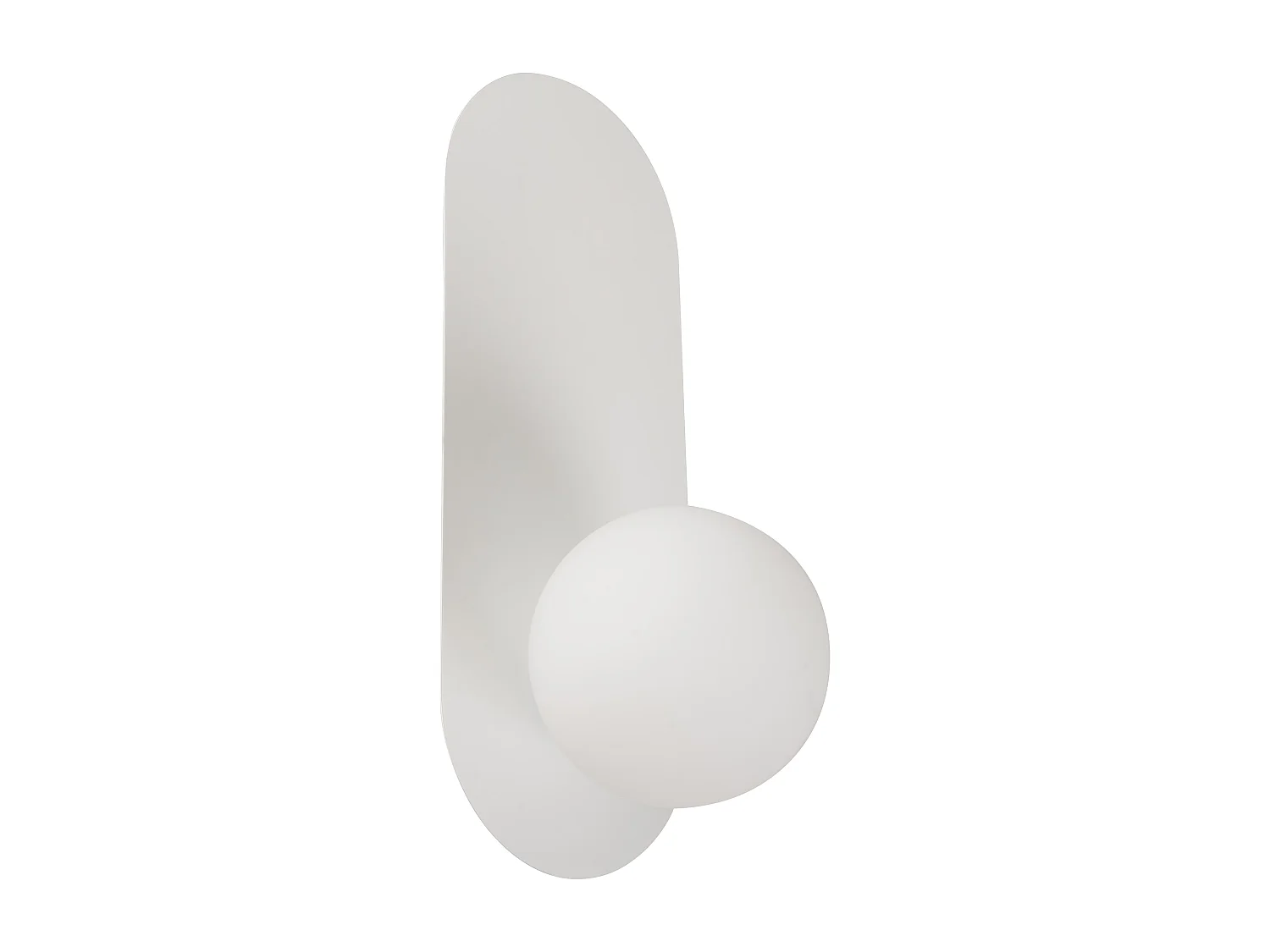 Conjunto de 2 candeeiros de parede LEISI Vidro Branco