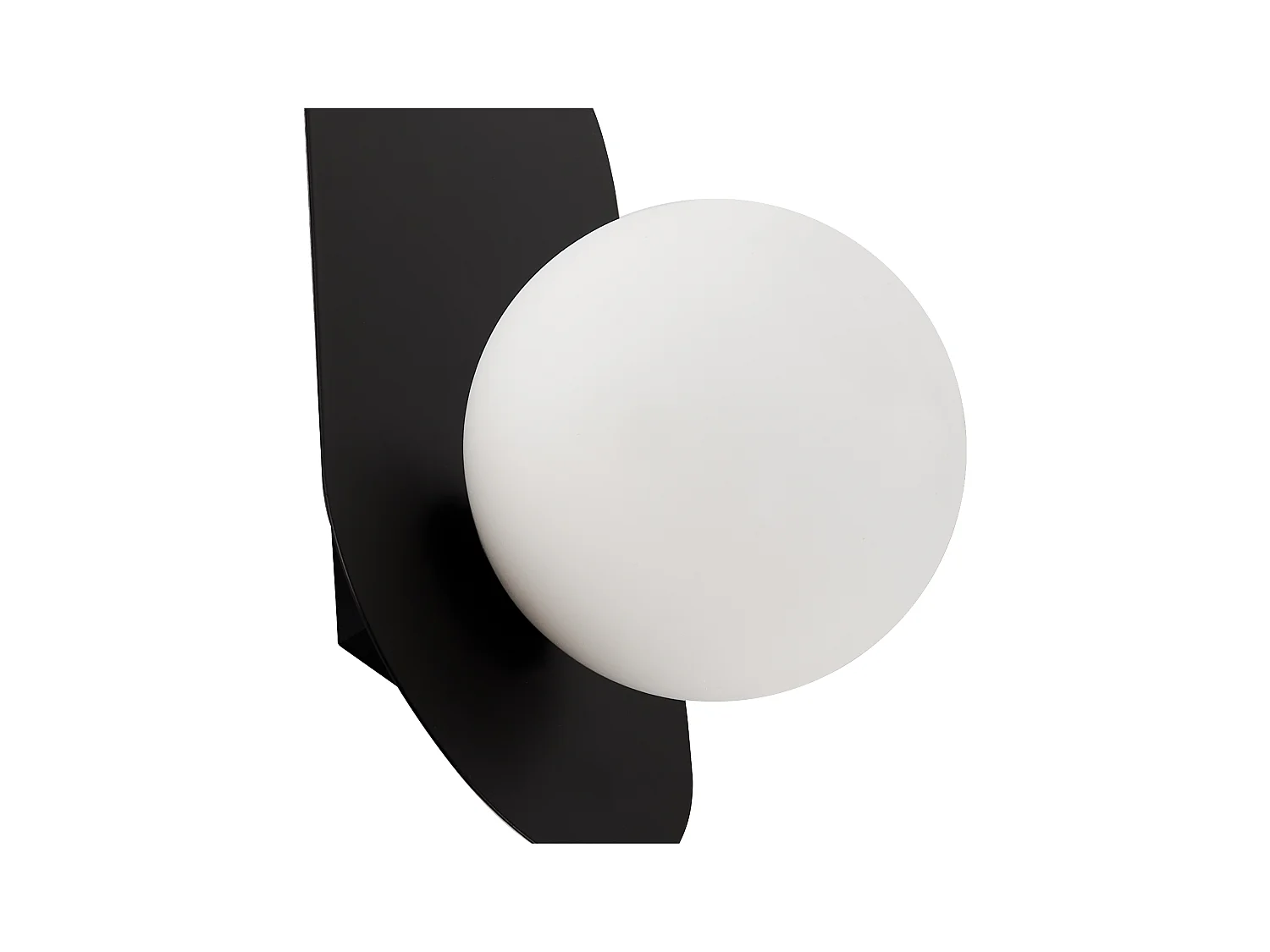 Zestaw 2 lamp ściennych LEISI Szkło Czarny