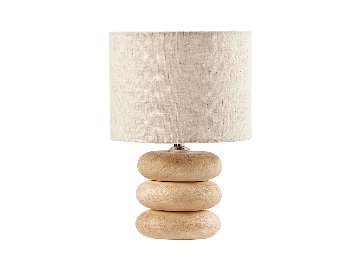Lampe à poser BETWA Bois de manguier Marron clair
