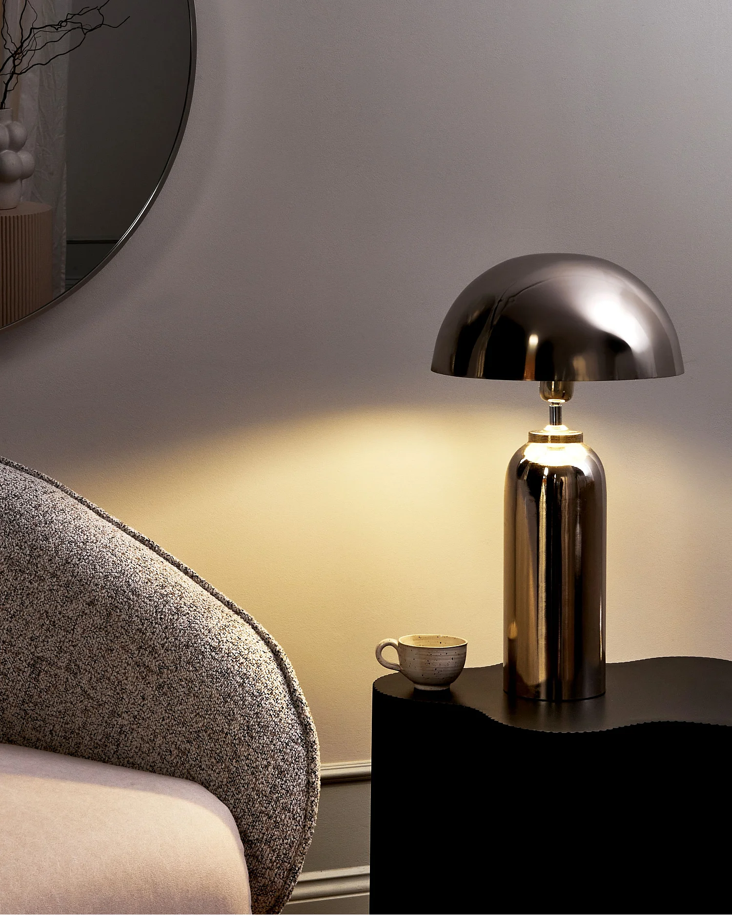 Lampe à poser JALANGI Métal Argenté