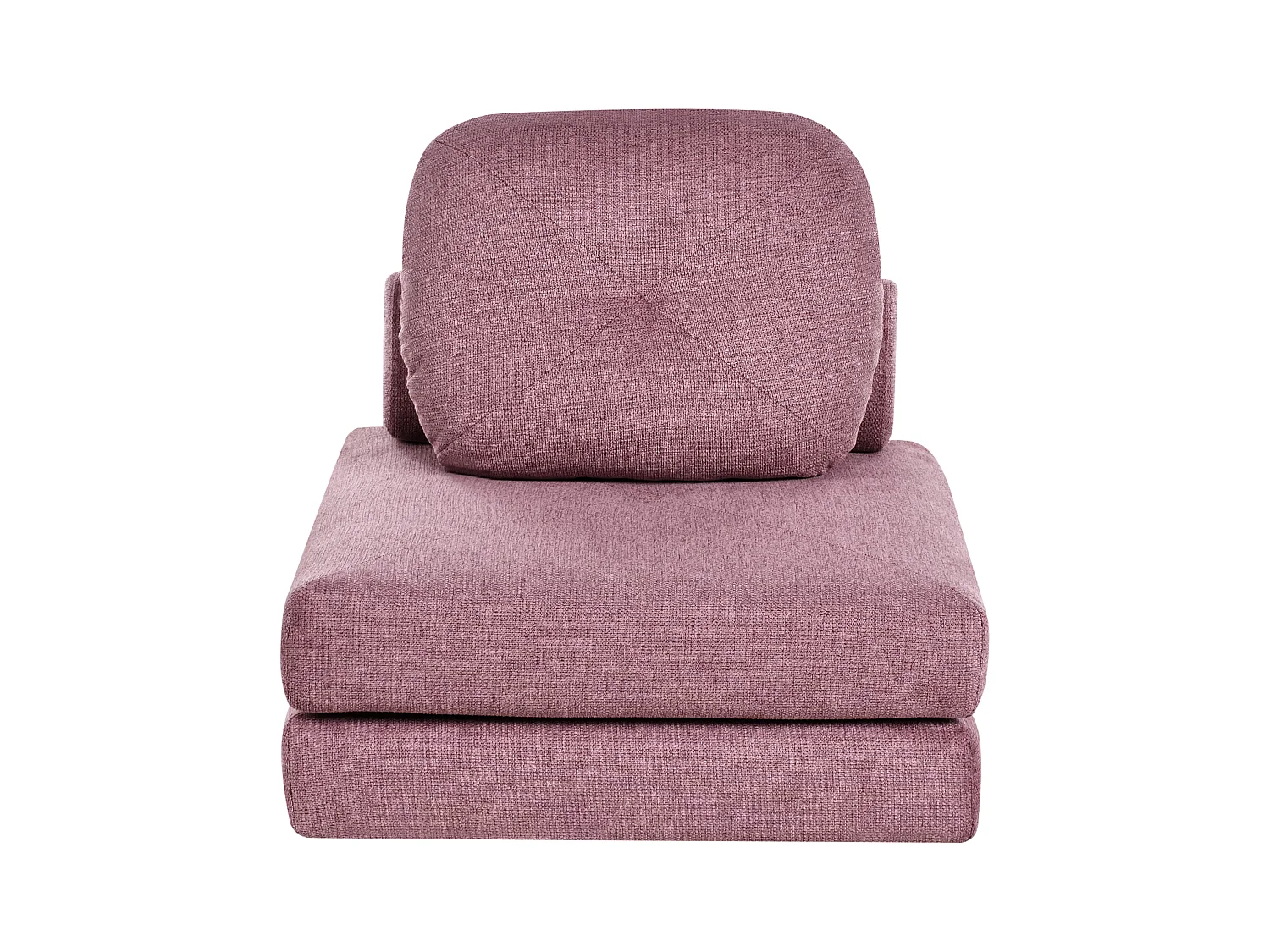 Fauteuil convertible OLDEN Tissu Rose