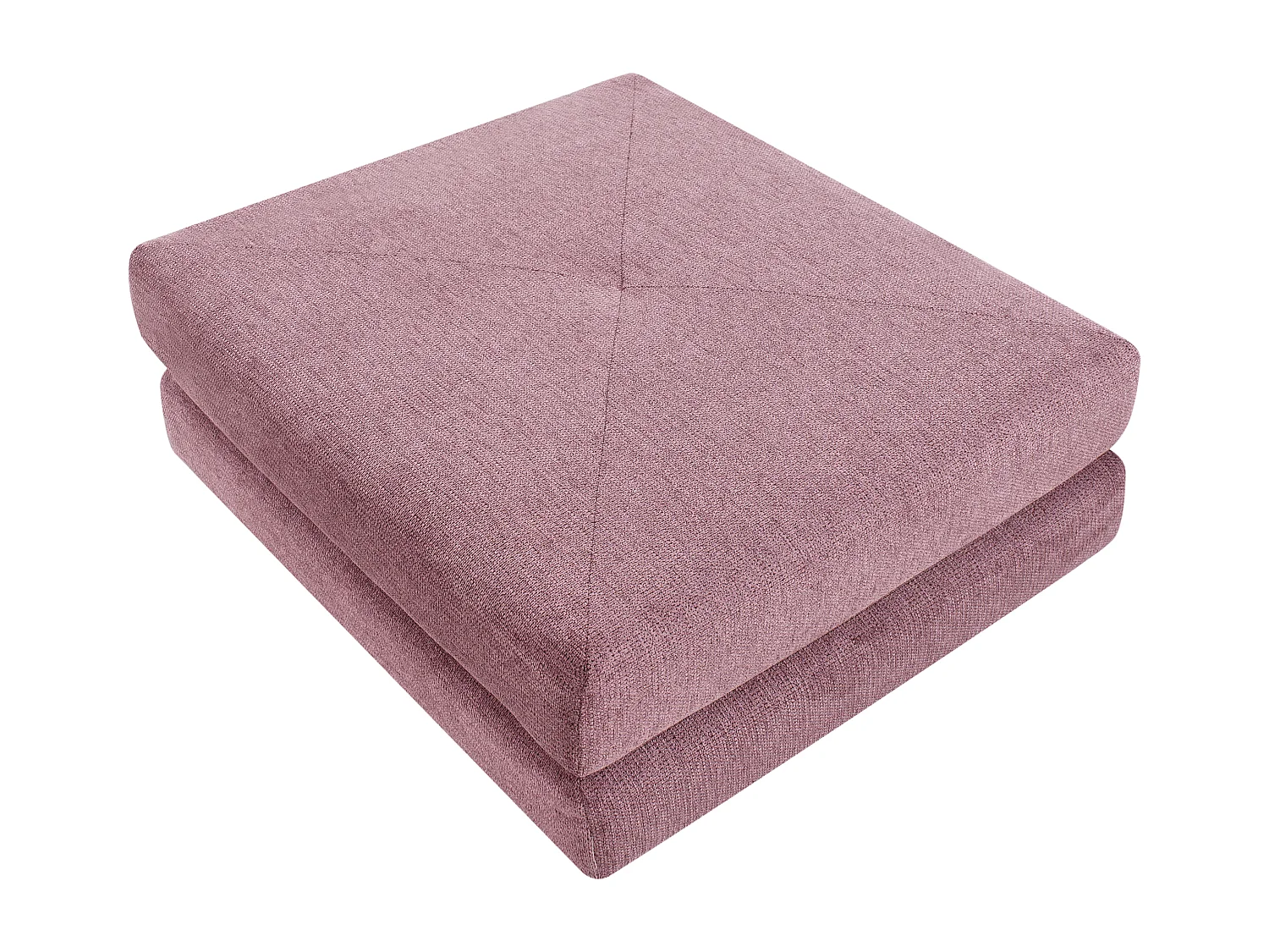 Fauteuil convertible OLDEN Tissu Rose