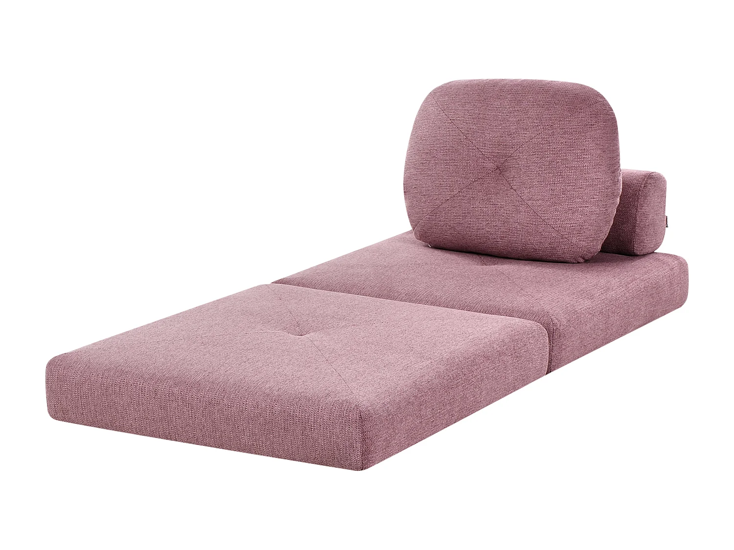 Fauteuil convertible OLDEN Tissu Rose