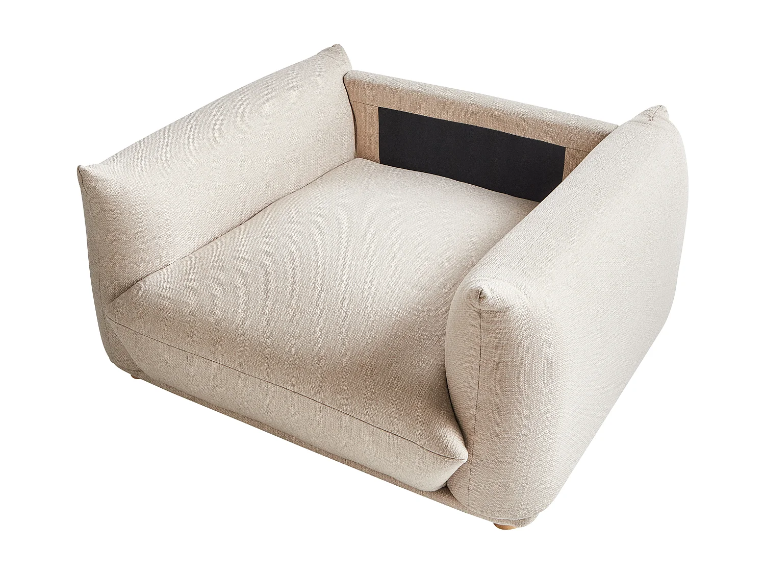 Fauteuil LUVOS Tissu Beige clair