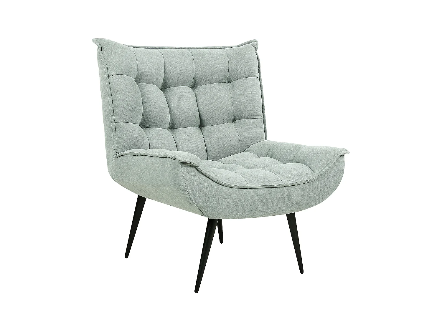 Fauteuil ALVESTA Tissu Vert menthe