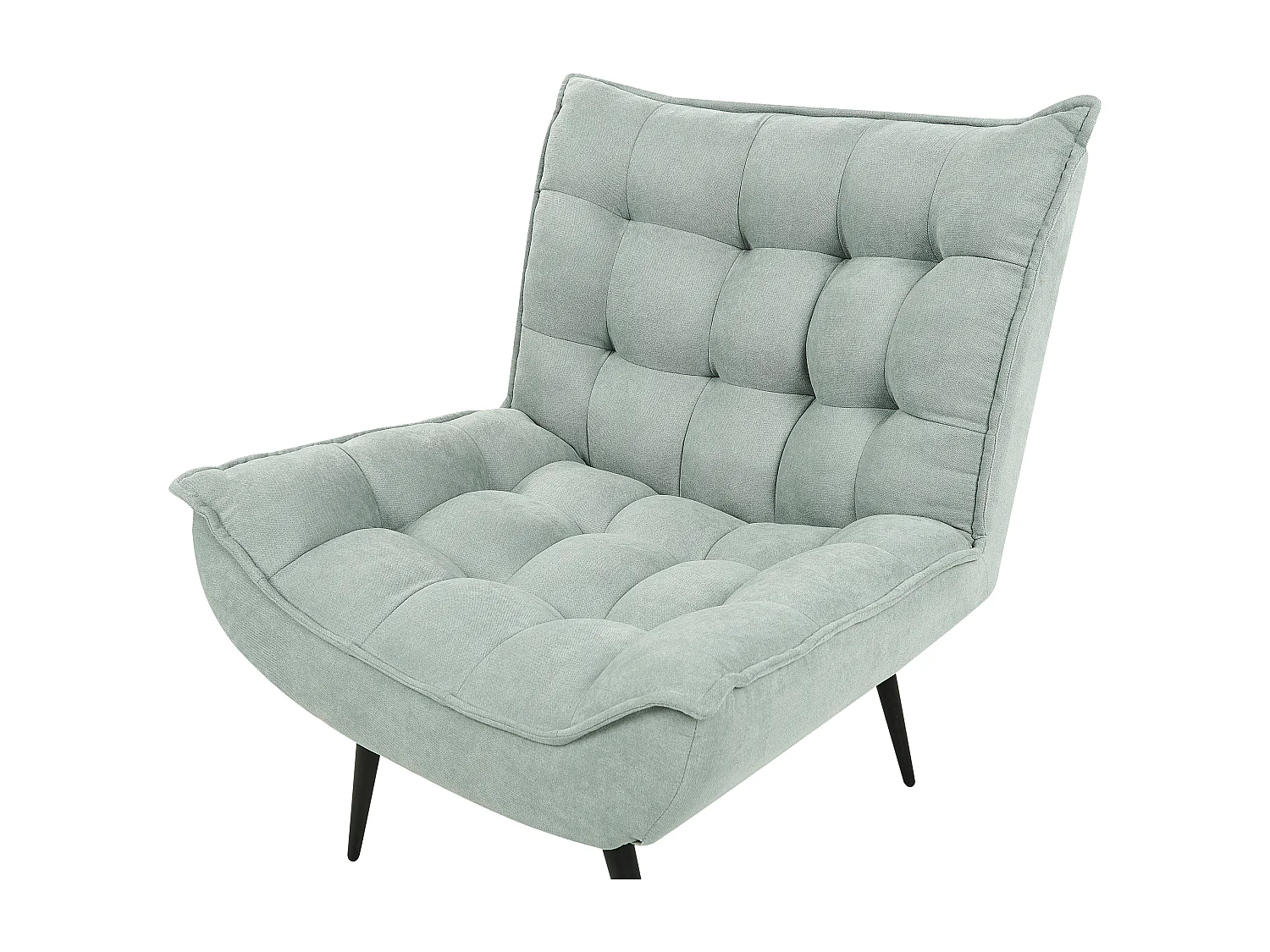 Fauteuil ALVESTA Tissu Vert menthe