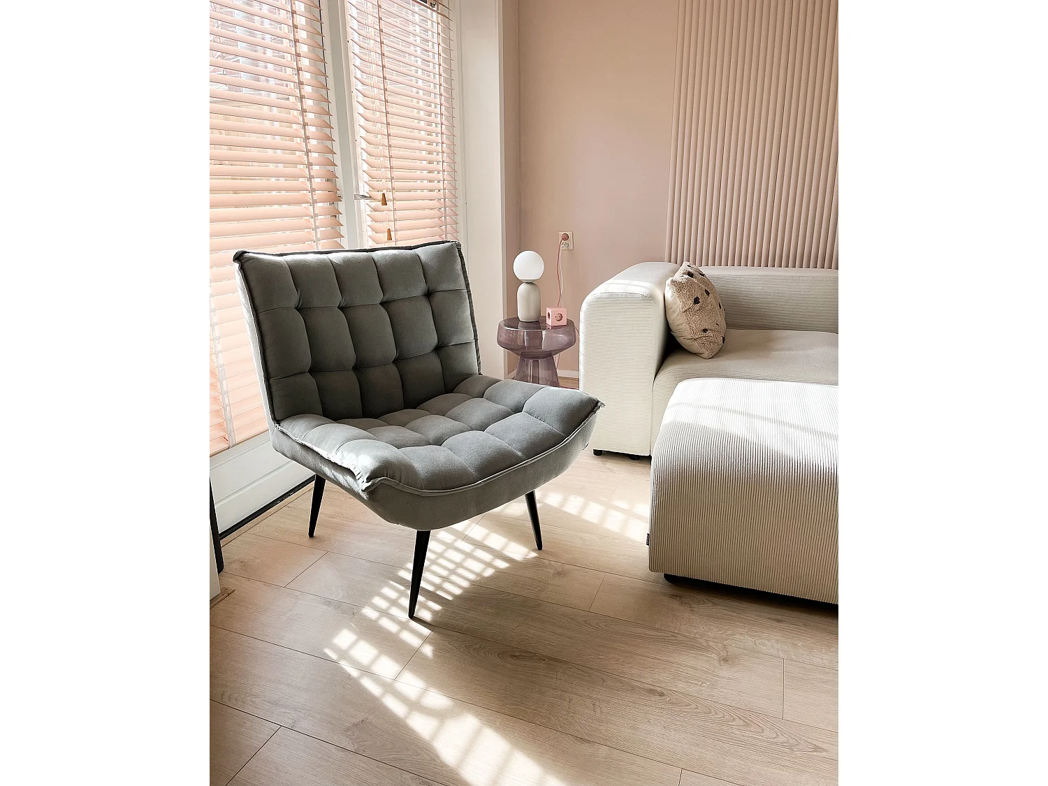 Sessel ALVESTA Stoff Mintgrün