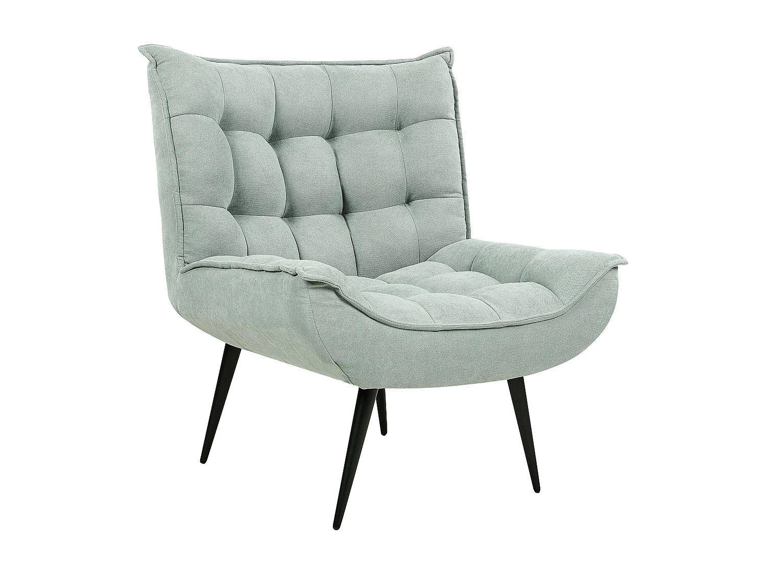Fauteuil ALVESTA Tissu Vert menthe