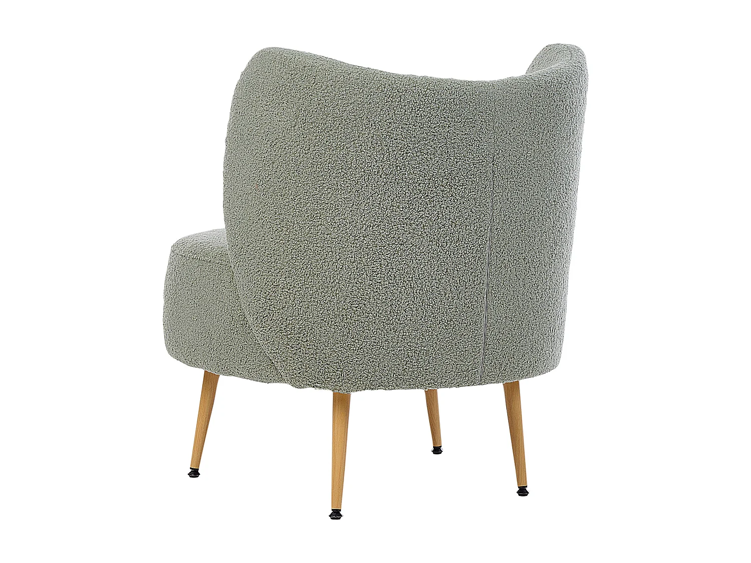 Fauteuil OTSBY II avec coussin Bouclé Vert