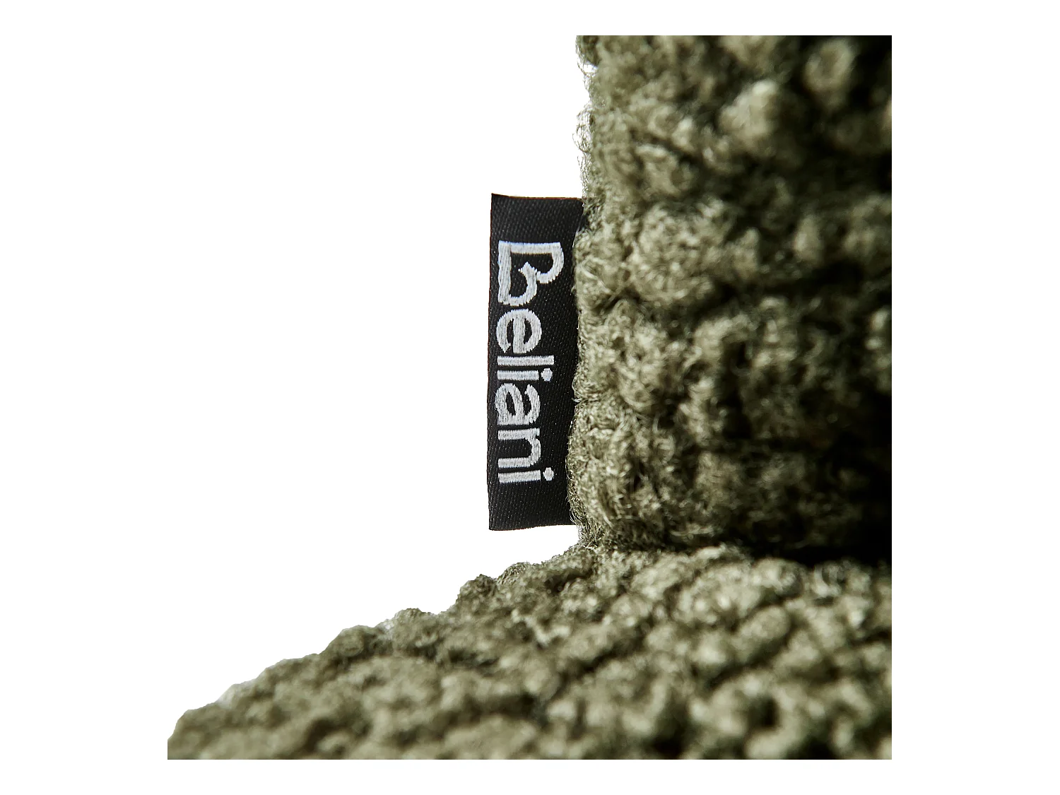 Fauteuil LOVELOCK Bouclé Vert foncé