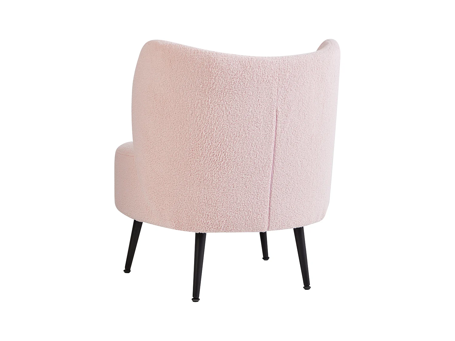 Sessel OTSBY II Bouclé Pastellrosa