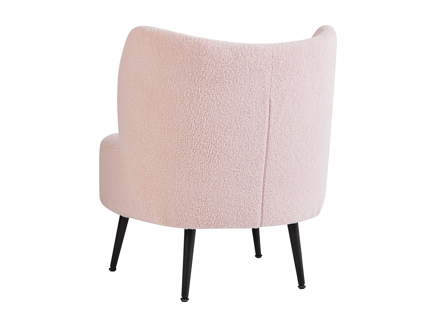 Sillón OTSBY II Bouclé Rosa pastel
