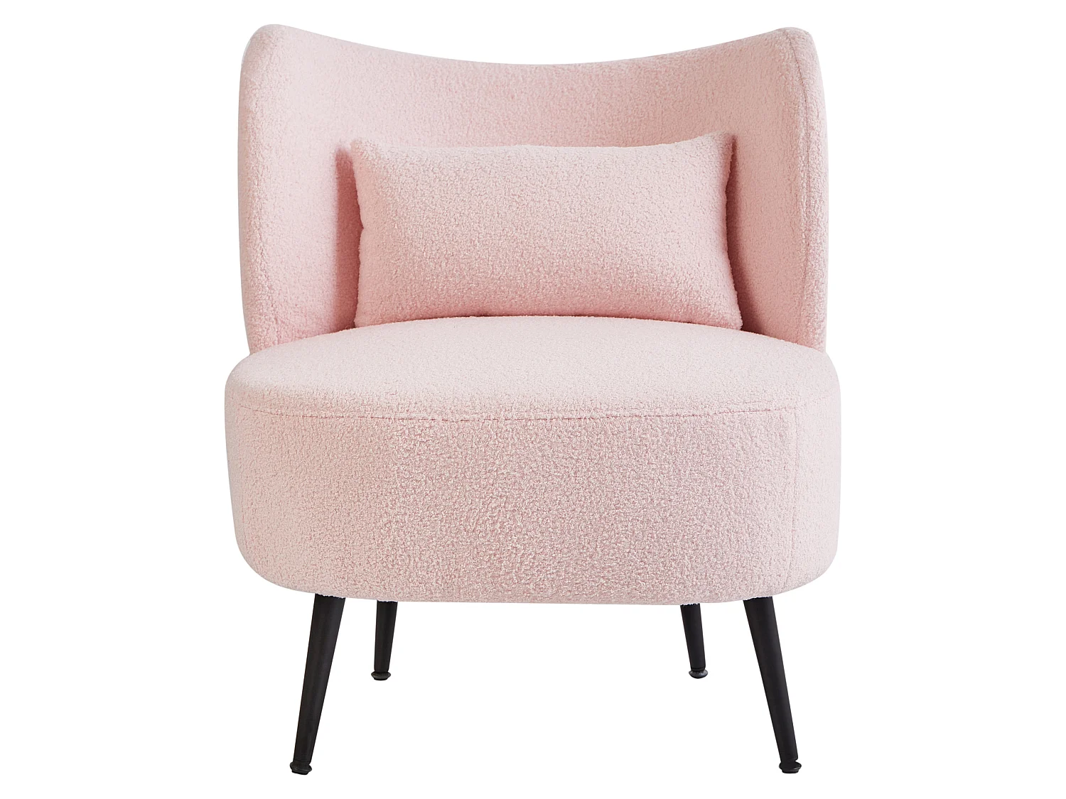 Sessel OTSBY II Bouclé Pastellrosa