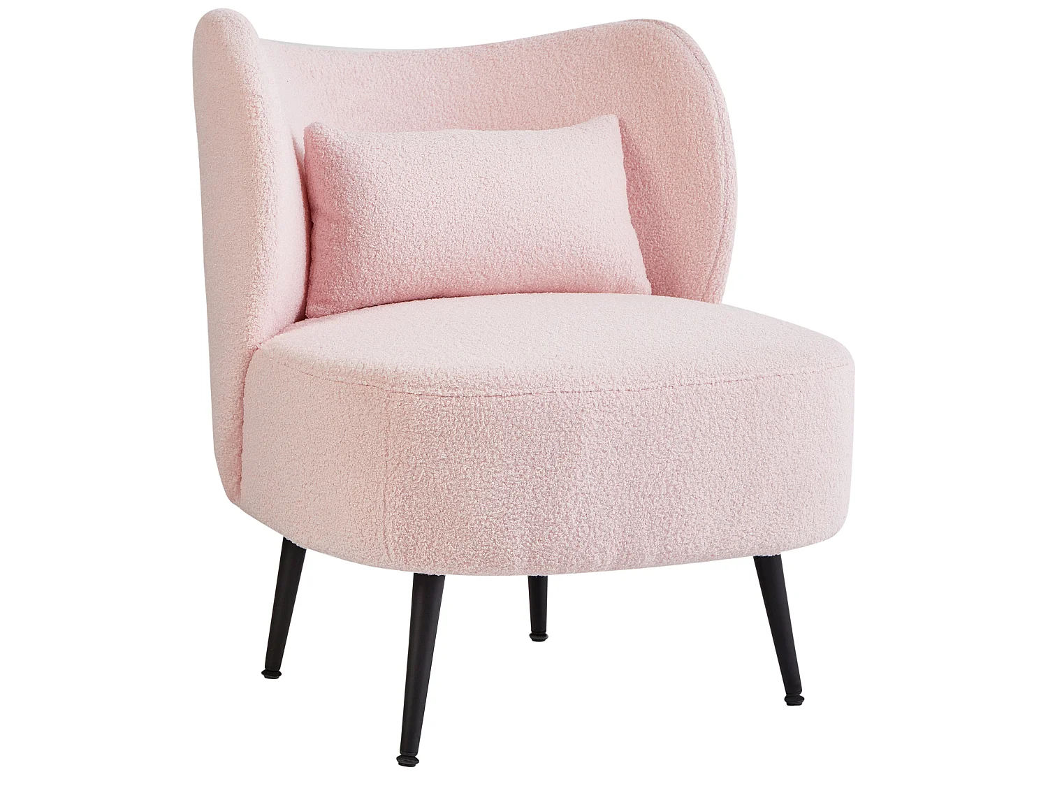 Sessel OTSBY II Bouclé Pastellrosa