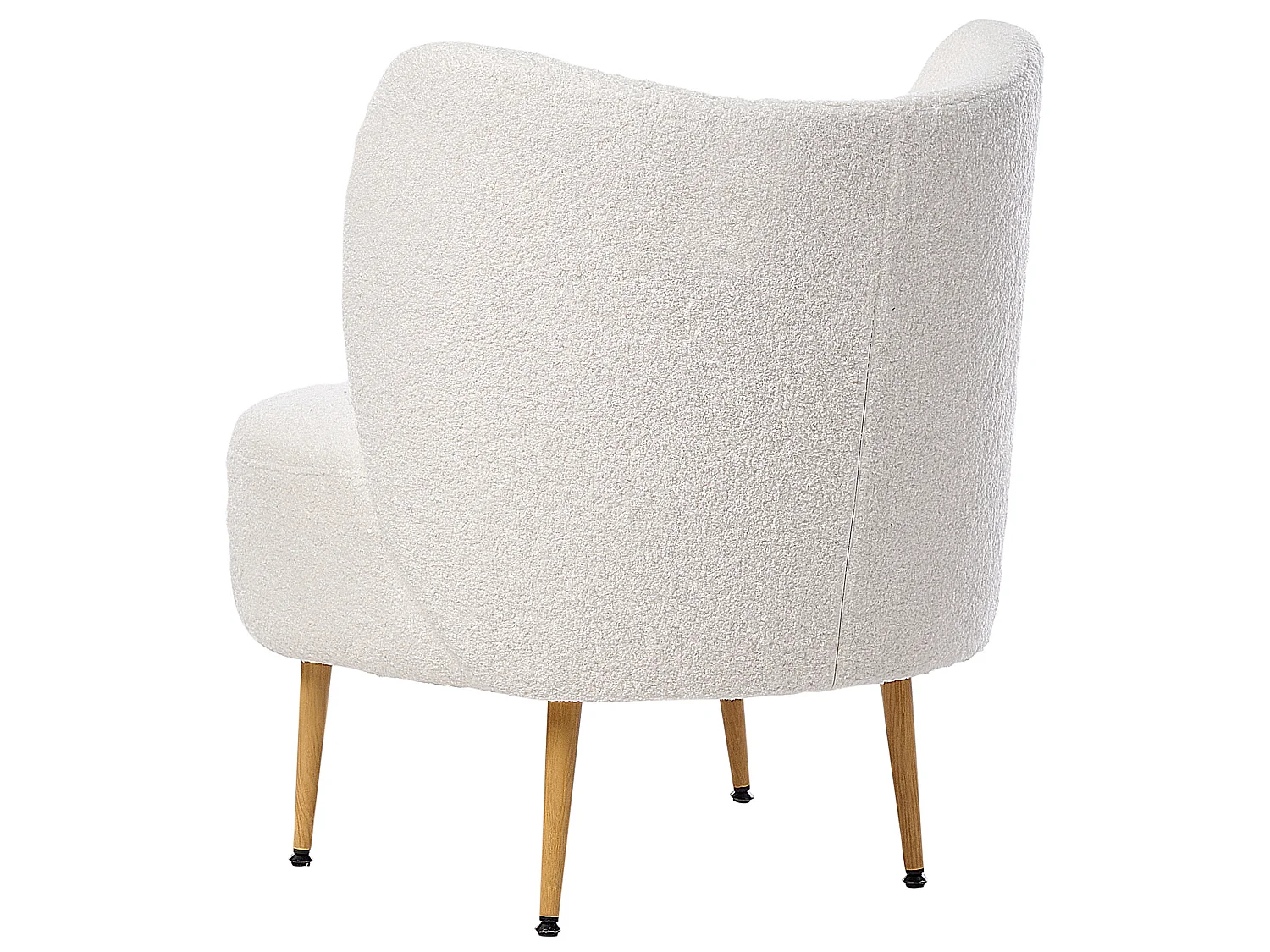 Fauteuil OTSBY II avec coussin Bouclé Crème