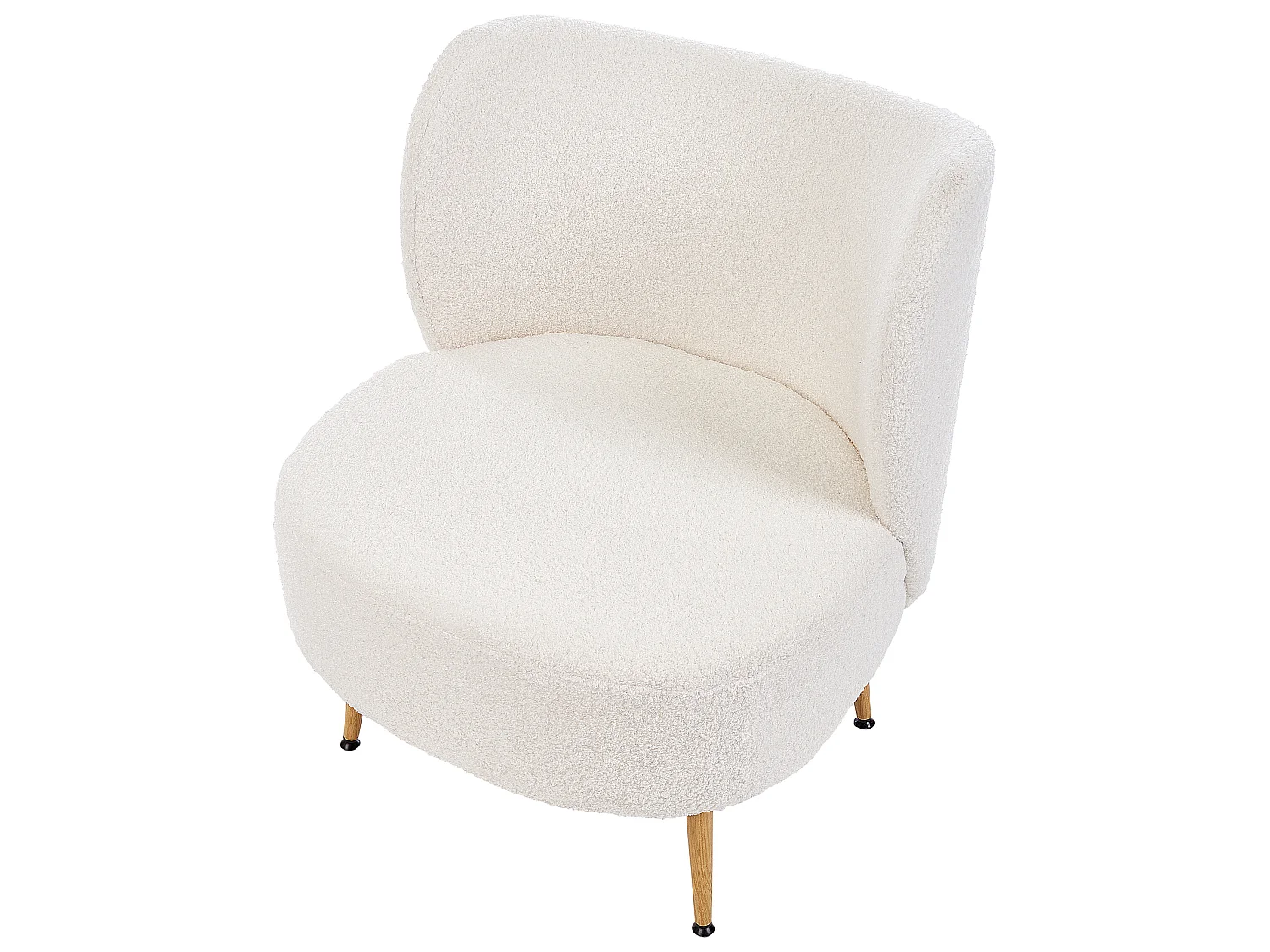 Fauteuil OTSBY II avec coussin Bouclé Crème
