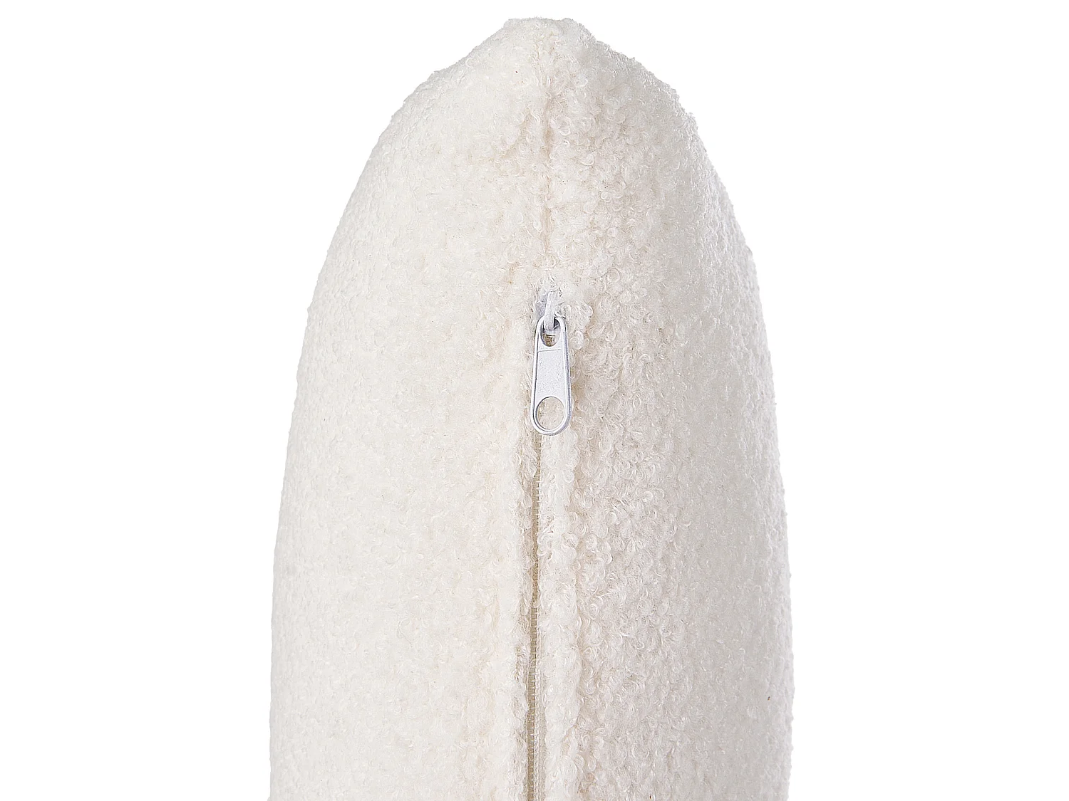 Fauteuil OTSBY II avec coussin Bouclé Crème