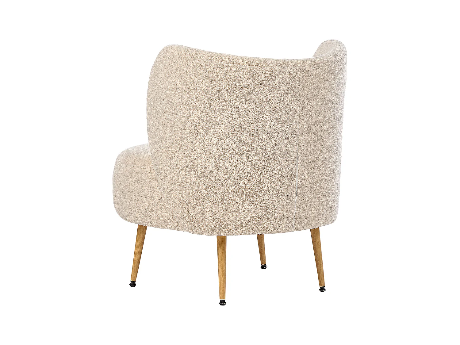 Fauteuil OTSBY II avec coussin Bouclé Beige