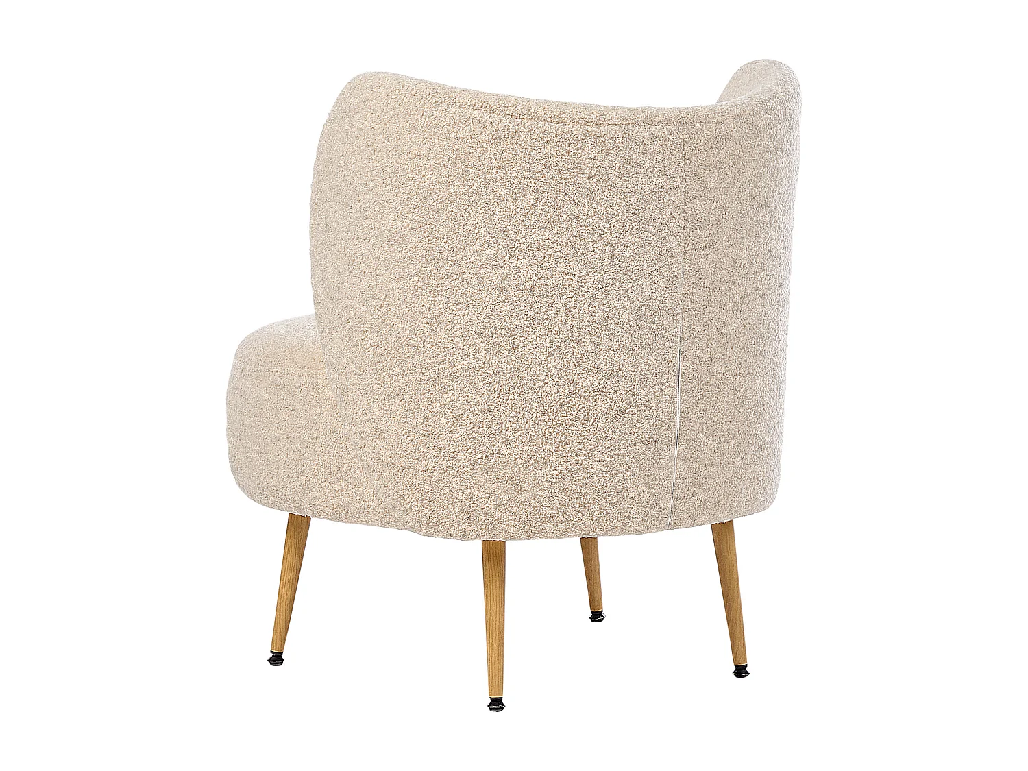 Fauteuil OTSBY II avec coussin Bouclé Beige