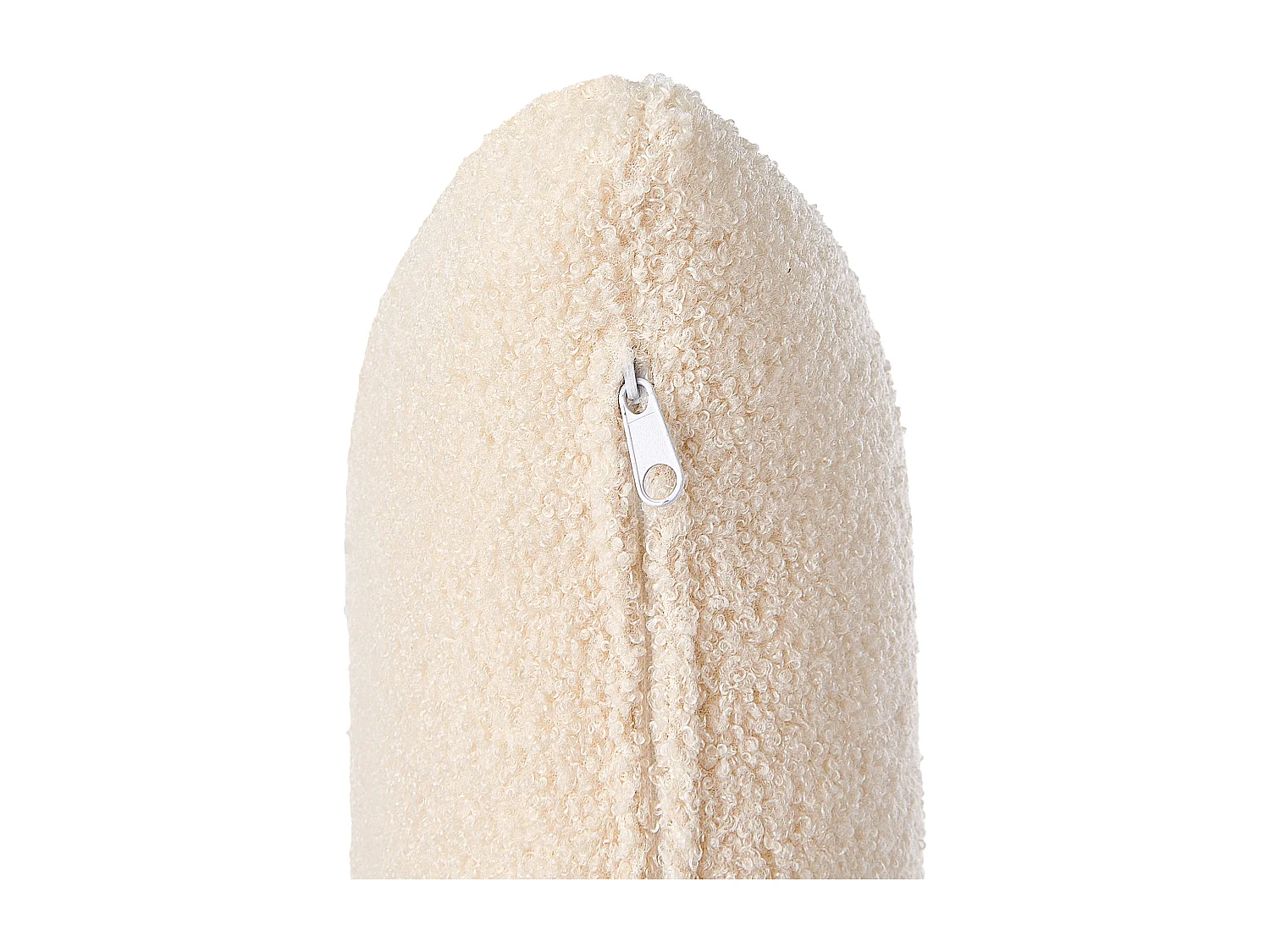 Fauteuil OTSBY II avec coussin Bouclé Beige