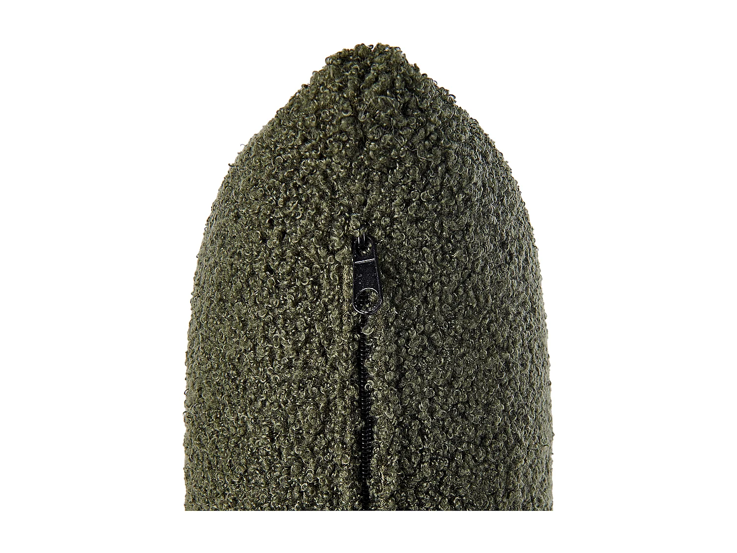 Fauteuil OTSBY II avec coussin Bouclé Vert foncé