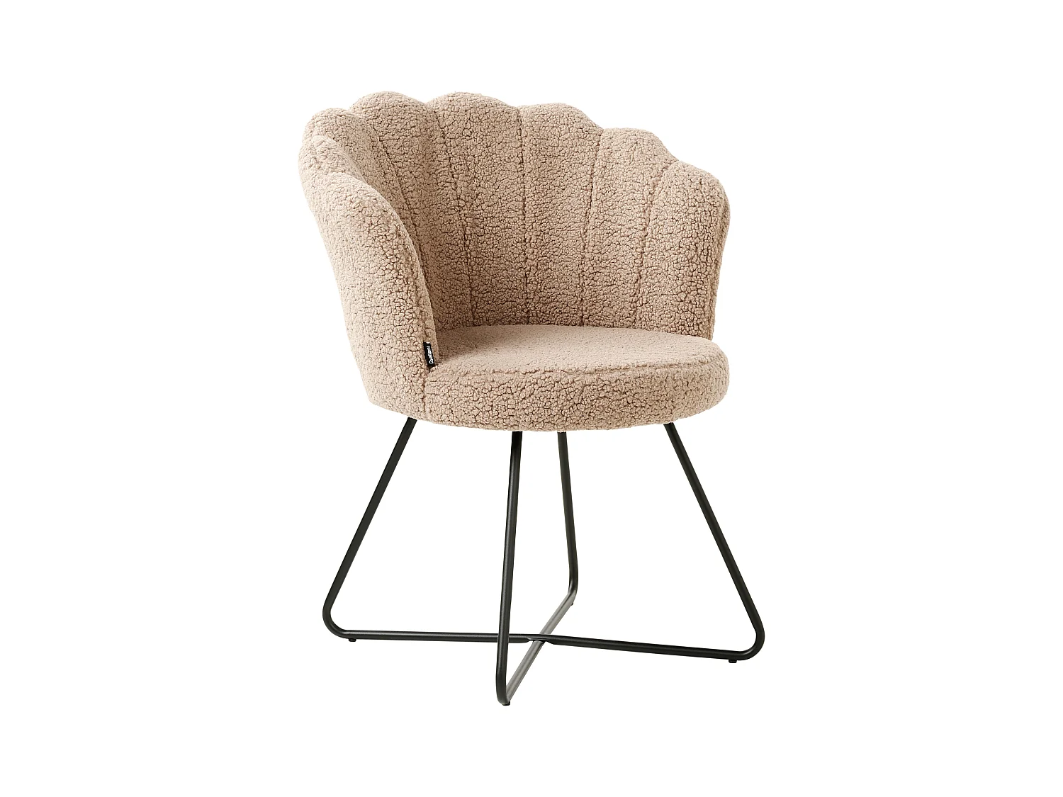 Fotel LOVELOCK Boucle Beżowy