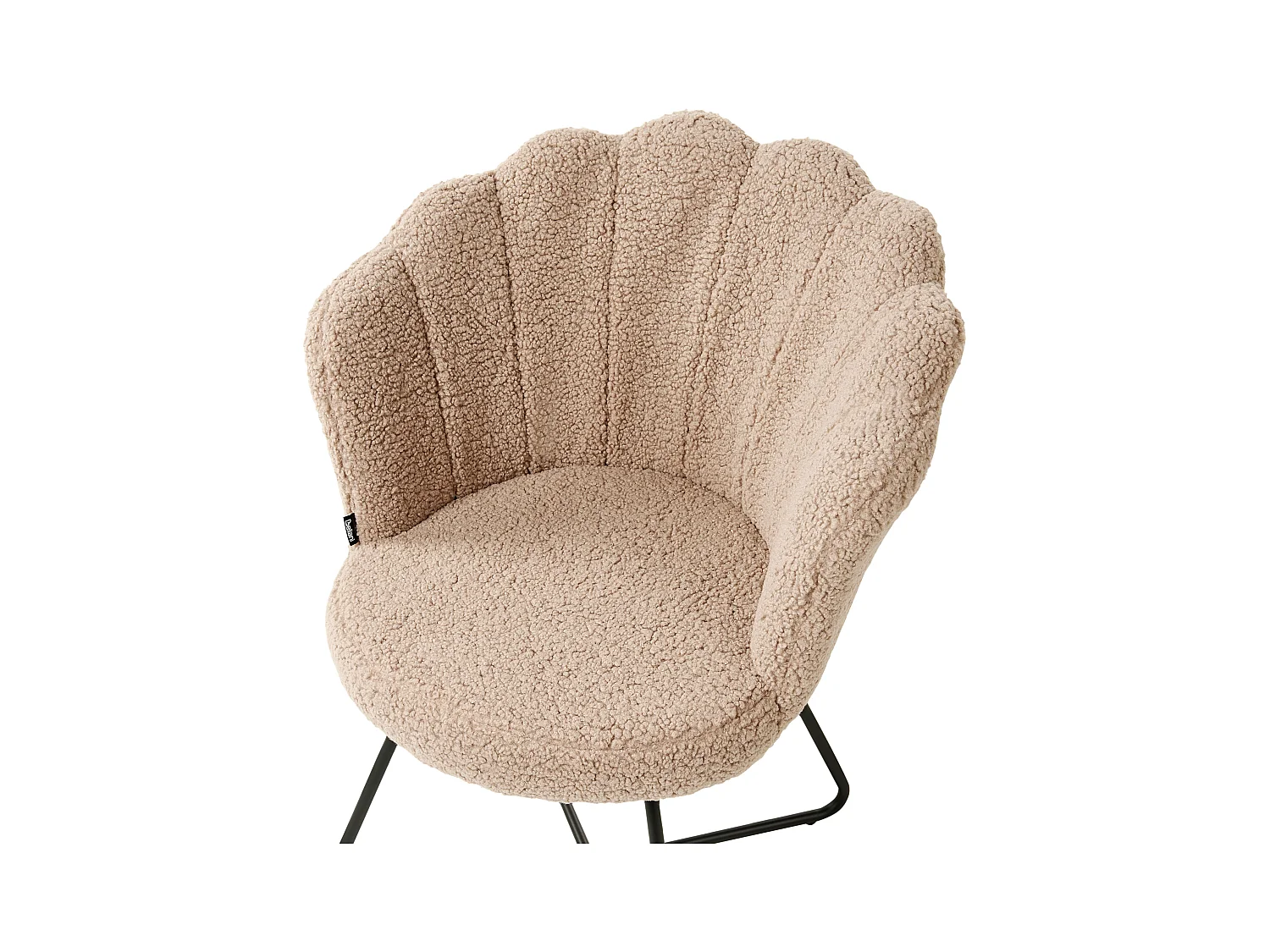 Fotel LOVELOCK Boucle Beżowy