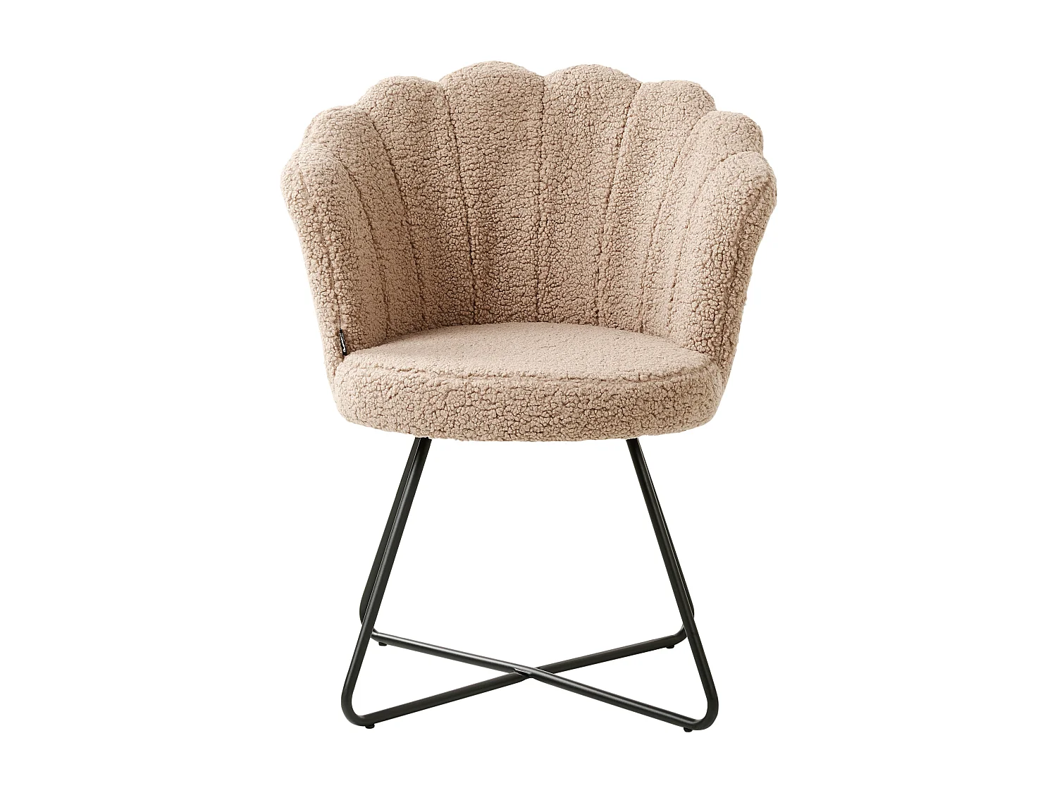 Fauteuil LOVELOCK Bouclé Beige