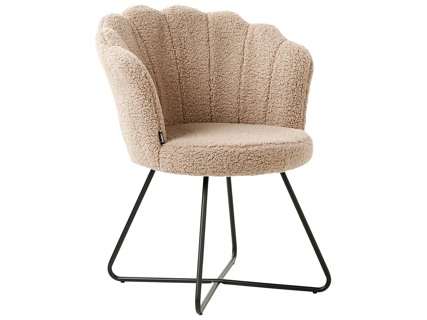 Fauteuil LOVELOCK Bouclé Beige