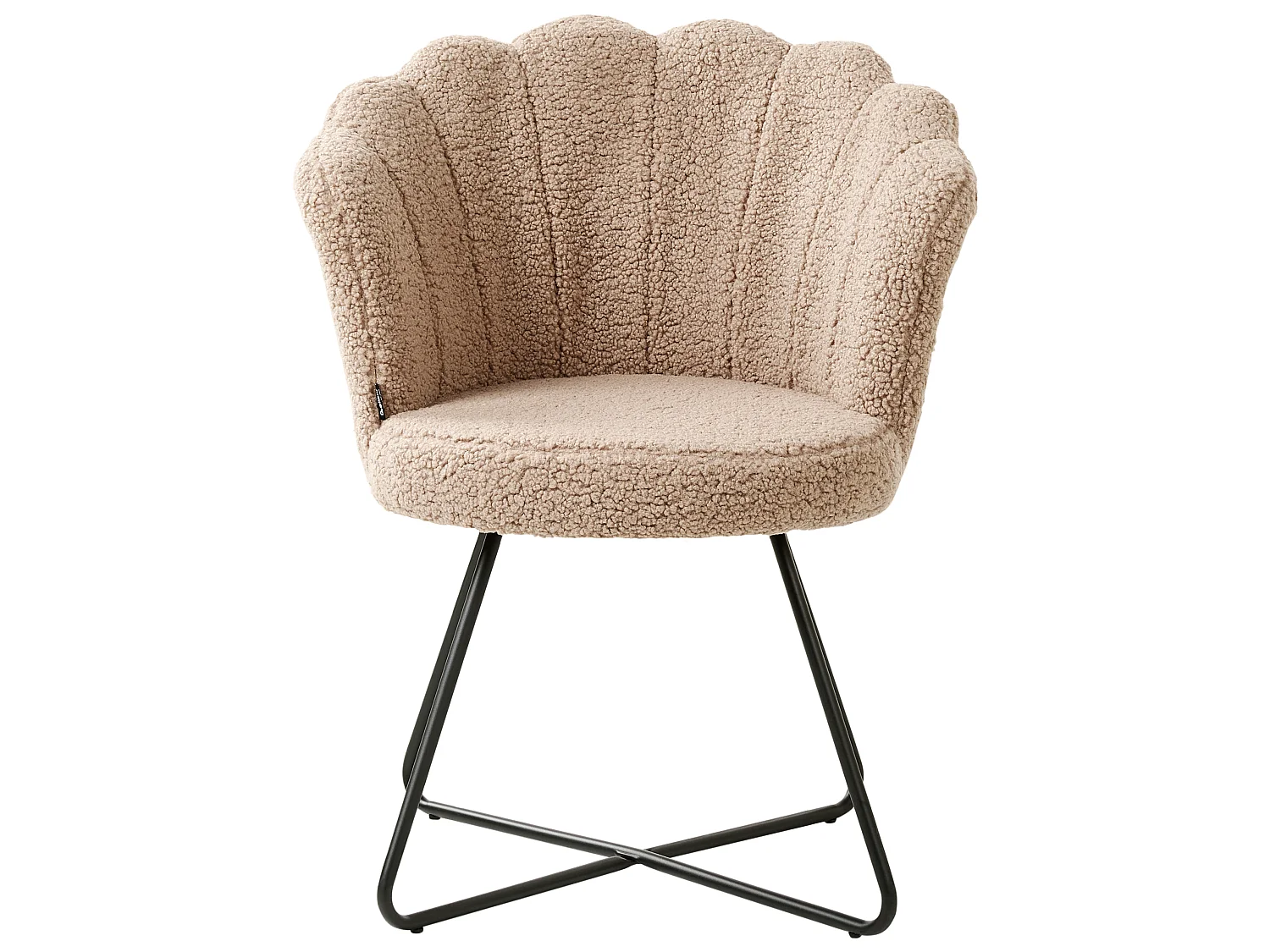 Fauteuil LOVELOCK Bouclé Beige